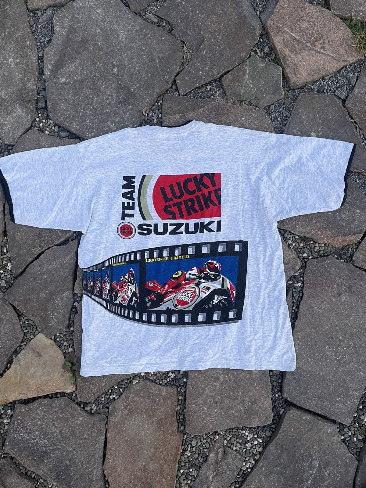 Grailed × Vintage 90’s Suzuki Lucky Strike Vintage Moto Racing T-shirt tee Size US XL / EU 56 / 4 - 10 Thumbnail