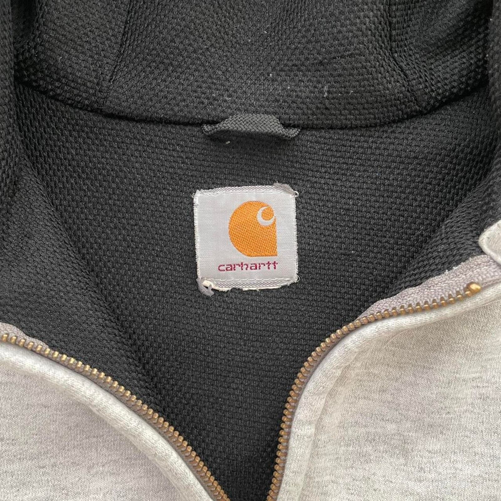 Carhartt Vintage Carhartt Grey Distressed Heavy Hoodie Size US XXL / EU 58 / 5 - 6 Thumbnail