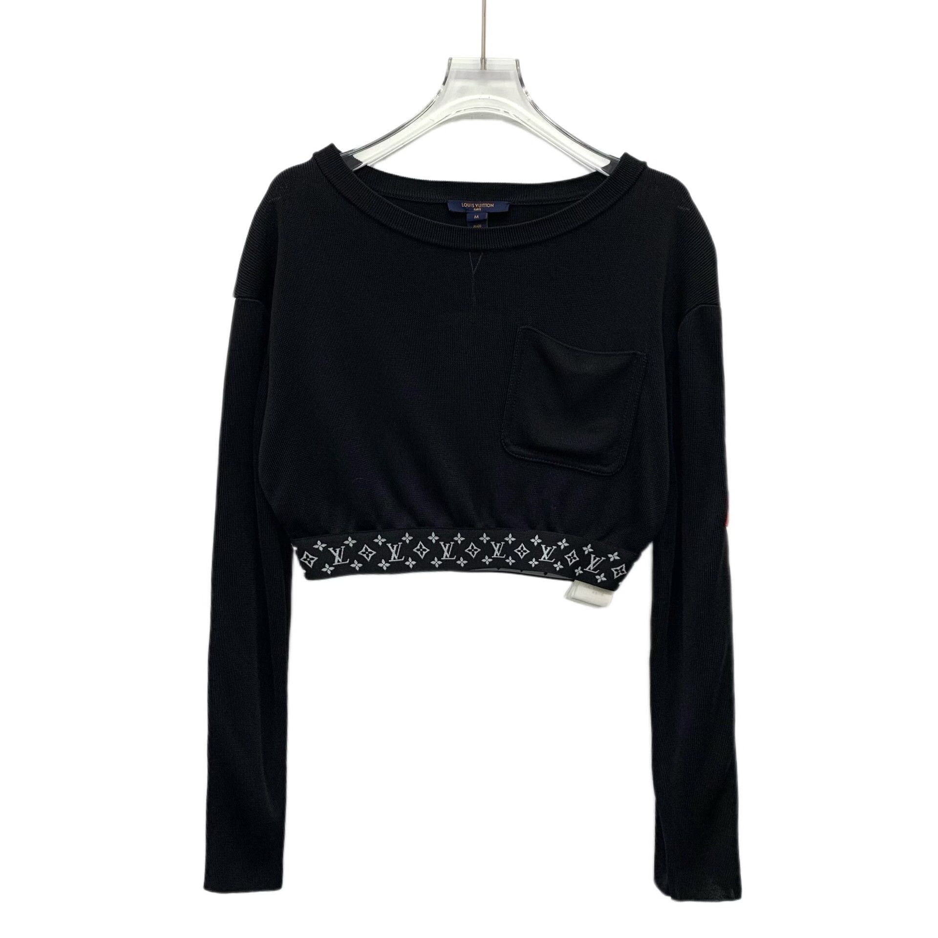 Louis Vuitton Louis Vuitton Black Sweater M Women Size M / US 6-8 / IT 42-44 - 1 Thumbnail