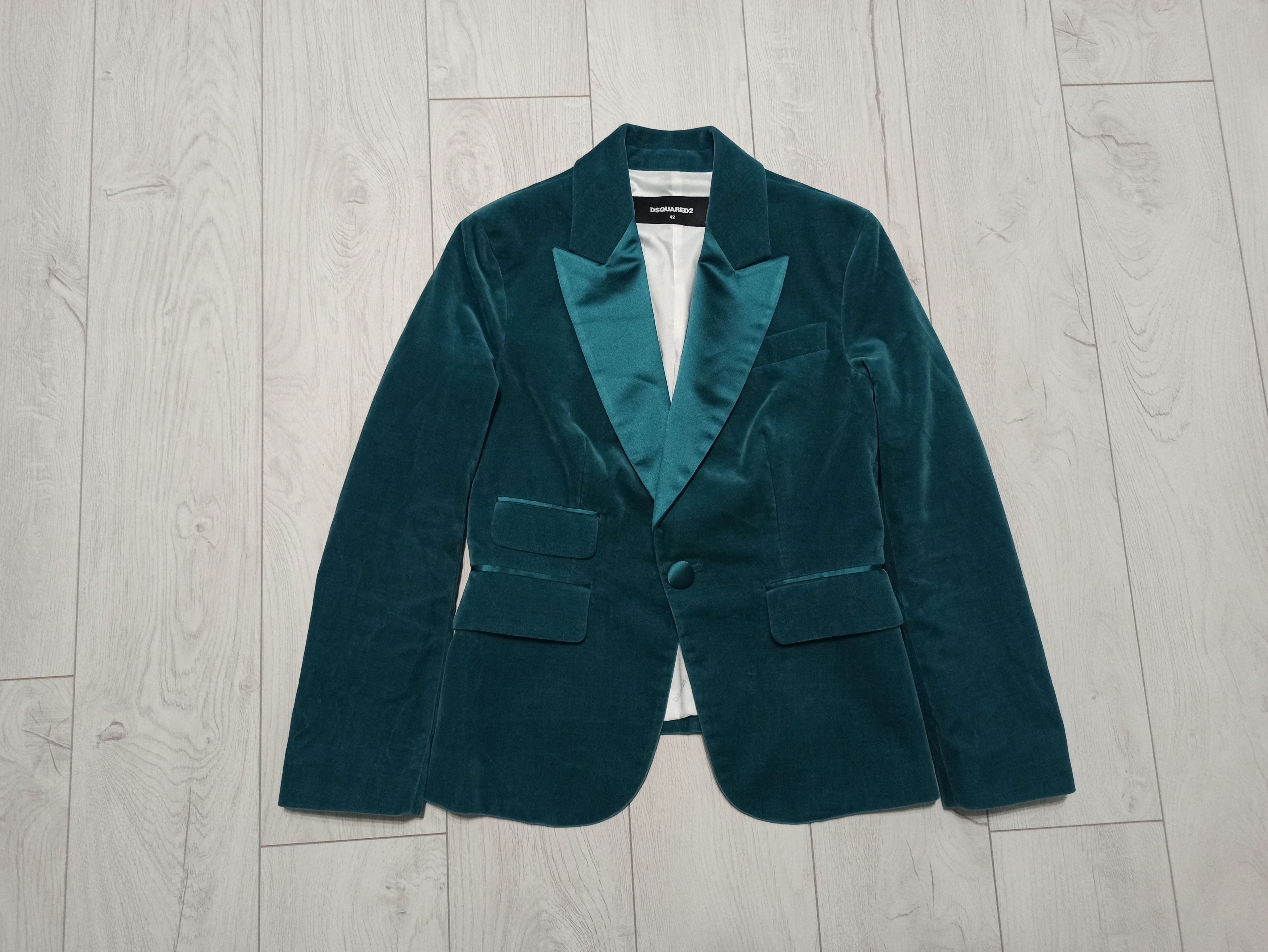 image of Dsquared2 Women Blazer in Green (Size Medium)