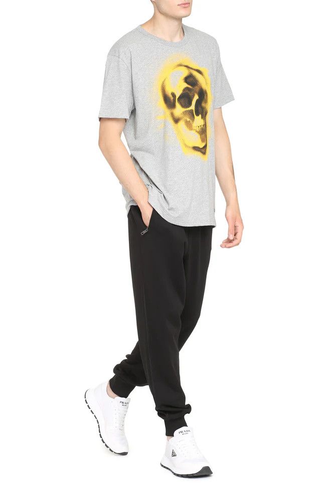 Alexander McQueen o1y1024 T-Shirt In Grey Size US L / EU 52-54 / 3 - 3 Thumbnail