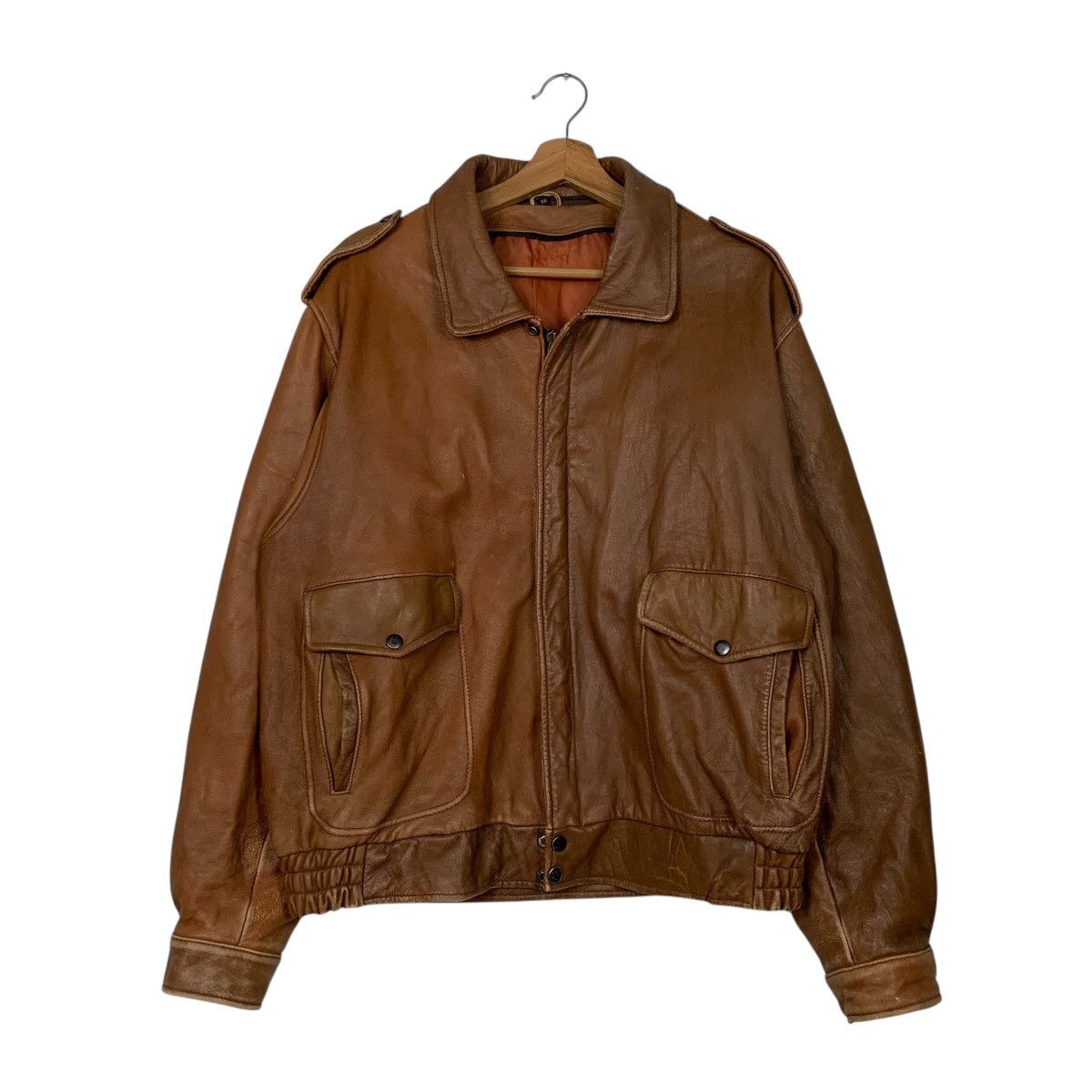 Japanese Brand Japanese Brand Motorcycle Riding Leather Jacket Size US M / EU 48-50 / 2 - 1 Thumbnail