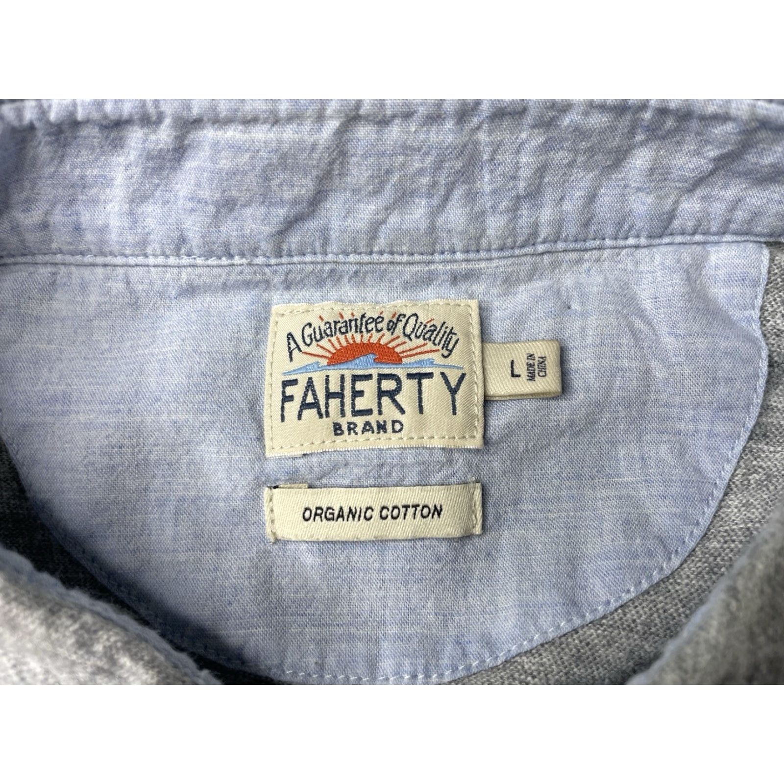 Faherty Faherty Polo Shirt Long Sleeve Gray L Men’s Luxe Heather Polo Shirt Gray Long Sleeve Size Large Size US L / EU 52-54 / 3 - 3 Thumbnail