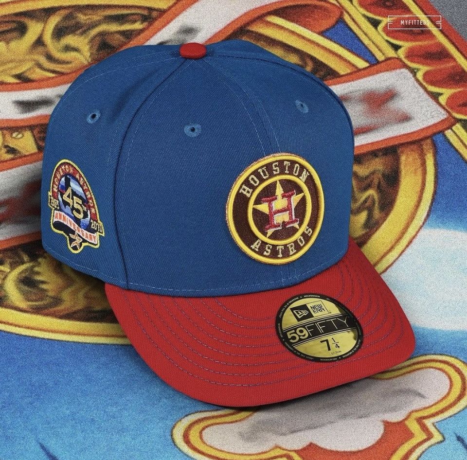 image of Myfitteds x New Era Houston Astros 45Th Anniversary The Invention Of in Blue, Men's