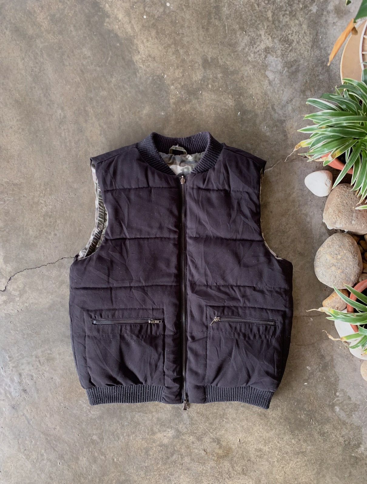 Japanese Brand × Vintage VTG Army Tactical Camou Reversible Down Puffer Vase Size US M / EU 48-50 / 2 - 10 Thumbnail