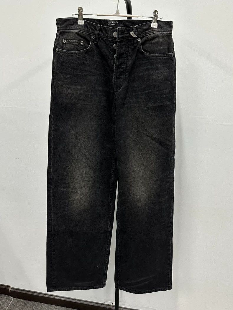Enfants Riches Deprimes Wide leg wash jeans 2505-Nextarrow