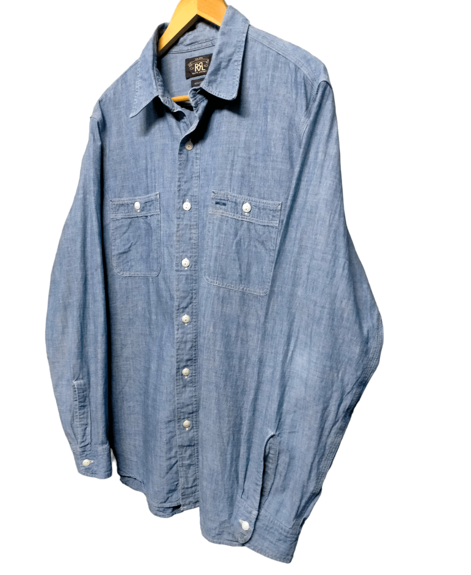 Polo Ralph Lauren RRL Ralph Lauren Chambry Button ups shirts Size US L / EU 52-54 / 3 - 3 Thumbnail