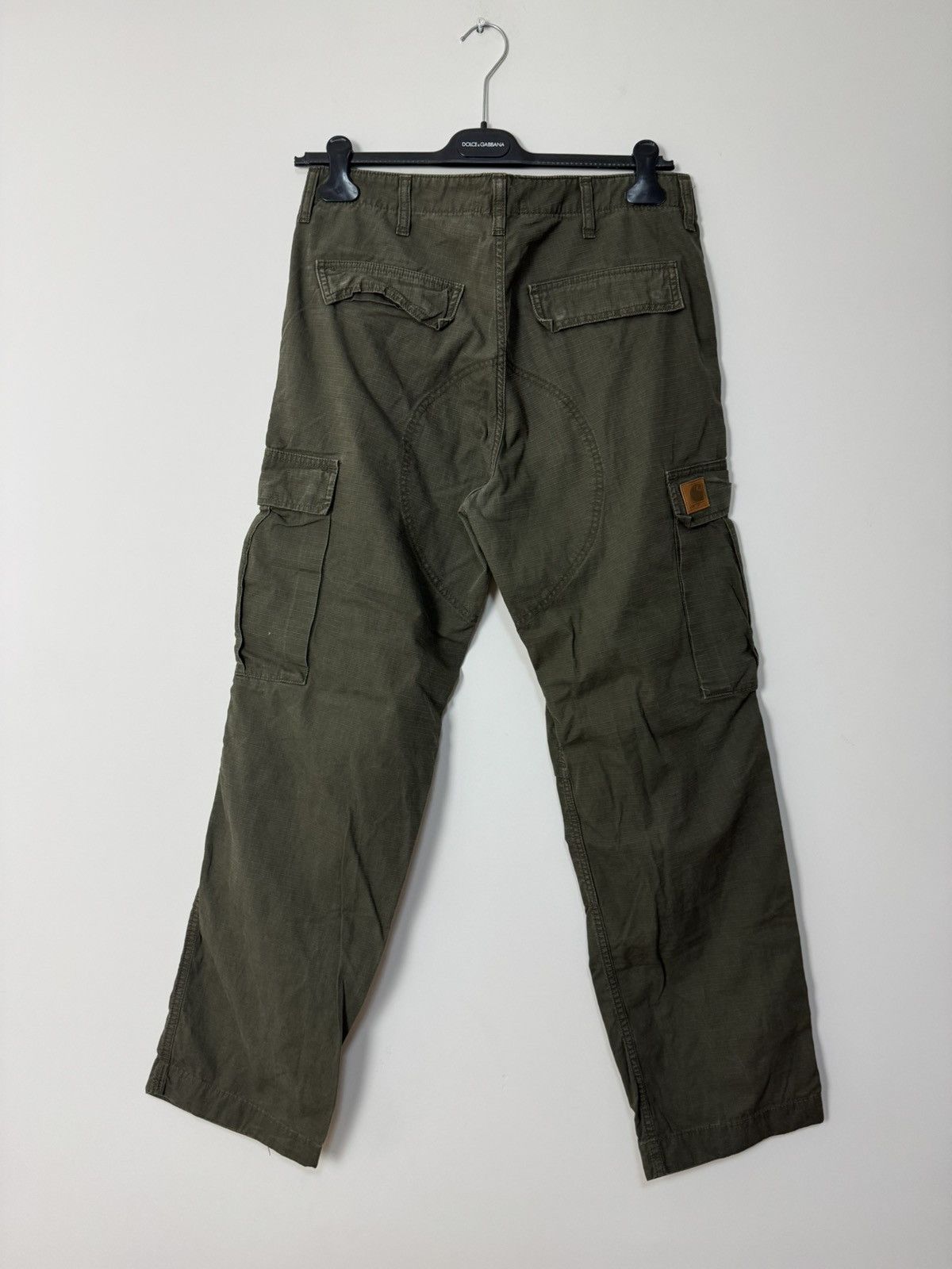 Carhartt Vintage carhartt cargo khaki pants parachute Size US 33 - 1 Thumbnail