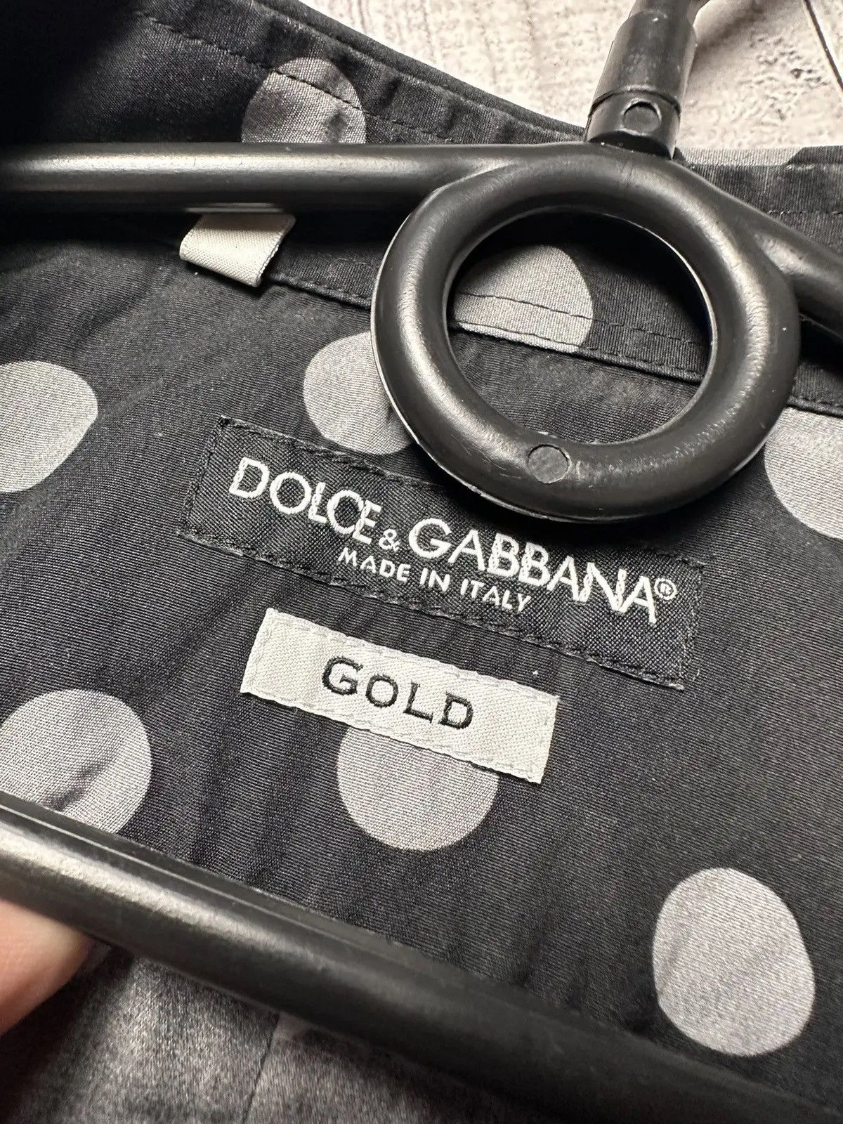 Dolce & Gabbana Dolce and Gabbana Gold shirt rare monogram dots M Size US M / EU 48-50 / 2 - 4 Thumbnail