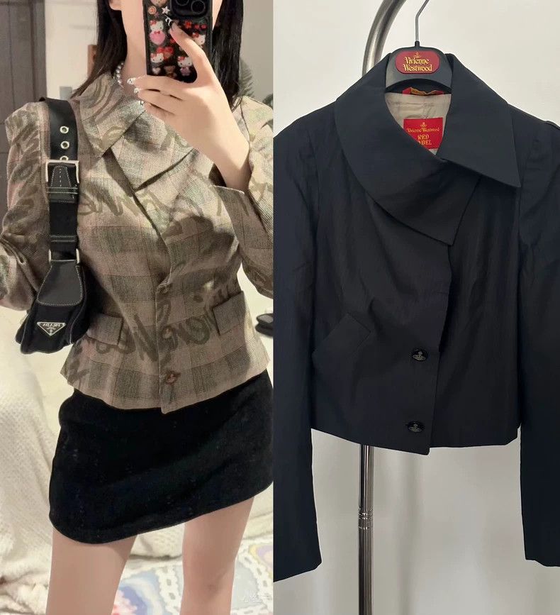 Vivienne Westwood A woolen collar jacket and a suit