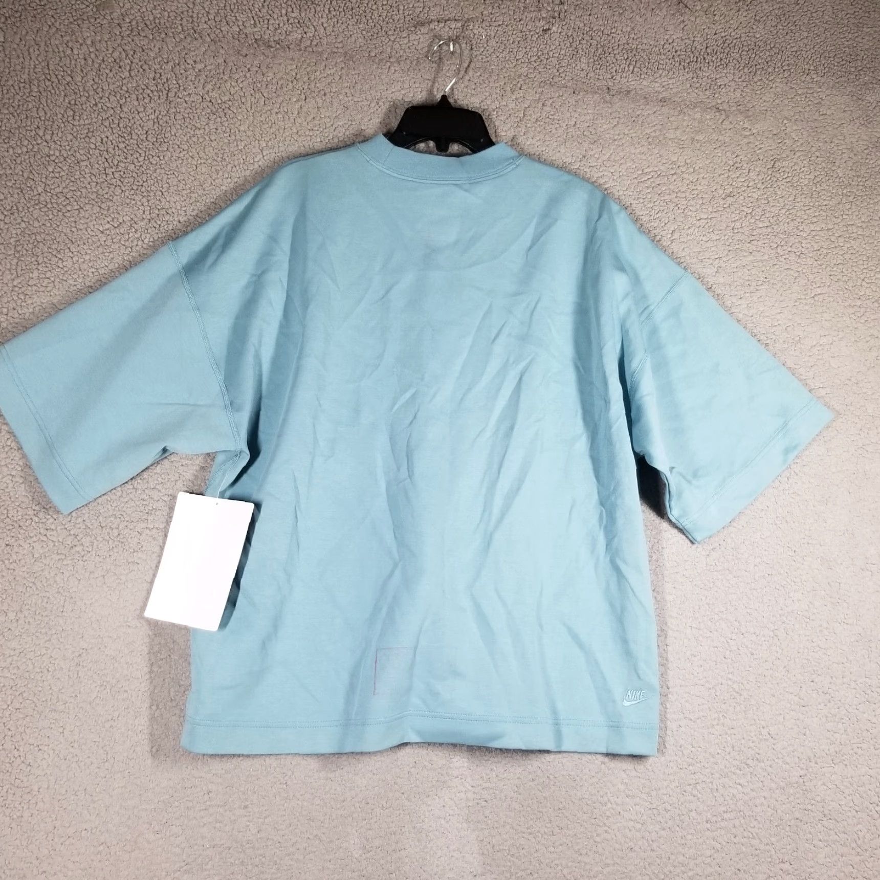 Nike Nike Tech Fleece Short Sleeve Sweatshirt Men Medium Blue Activewear Relaxed Fit Size US M / EU 48-50 / 2 - 2 Thumbnail