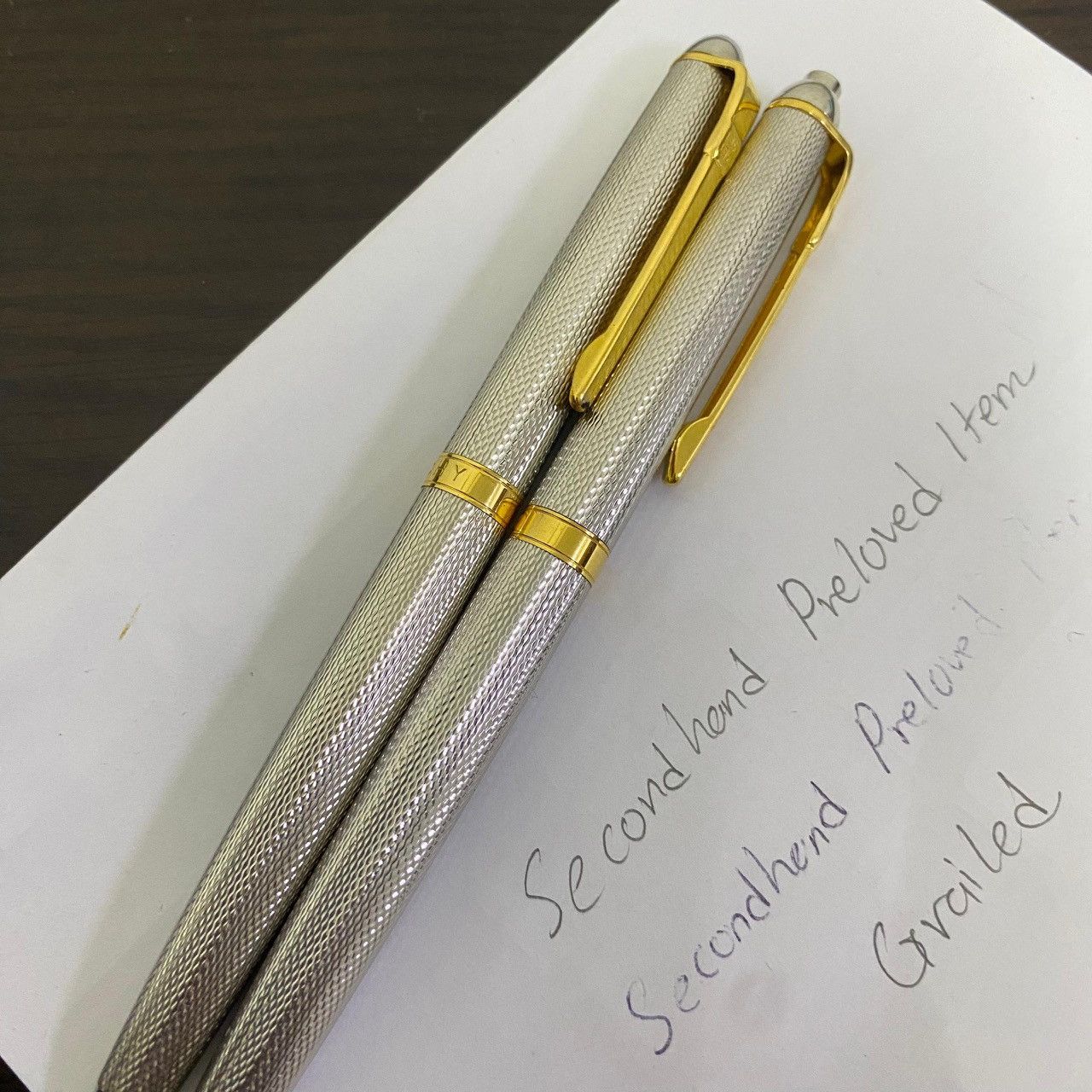 Givenchy Givenchy Vintage Pen & Mechanical Pencil Set + Leather Case Size ONE SIZE - 8 Thumbnail