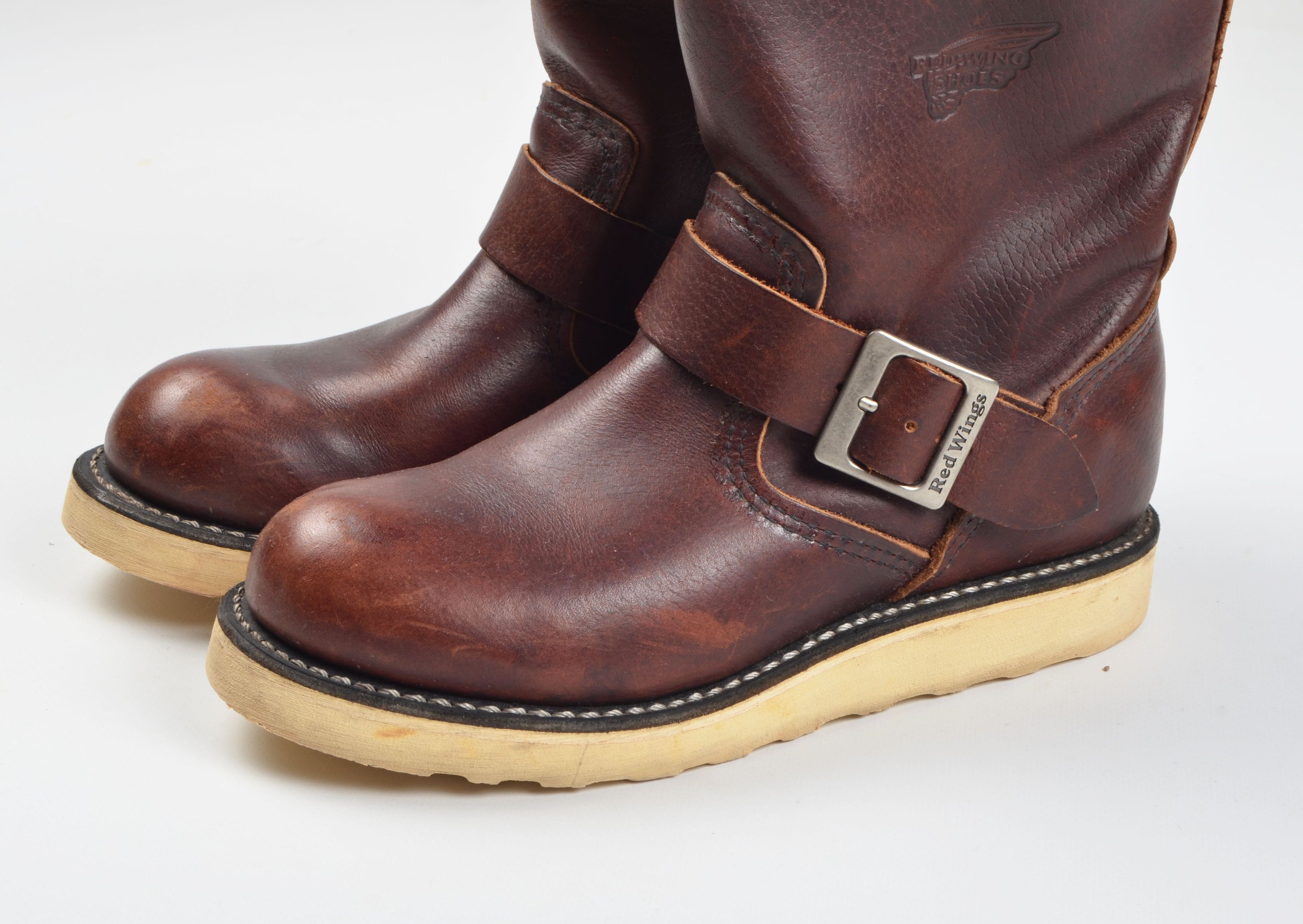 Red Wing Red Wing 2970 Biker Brown Leather Engineer Boots Size US 4.5 / IT 34.5 - 4 Thumbnail
