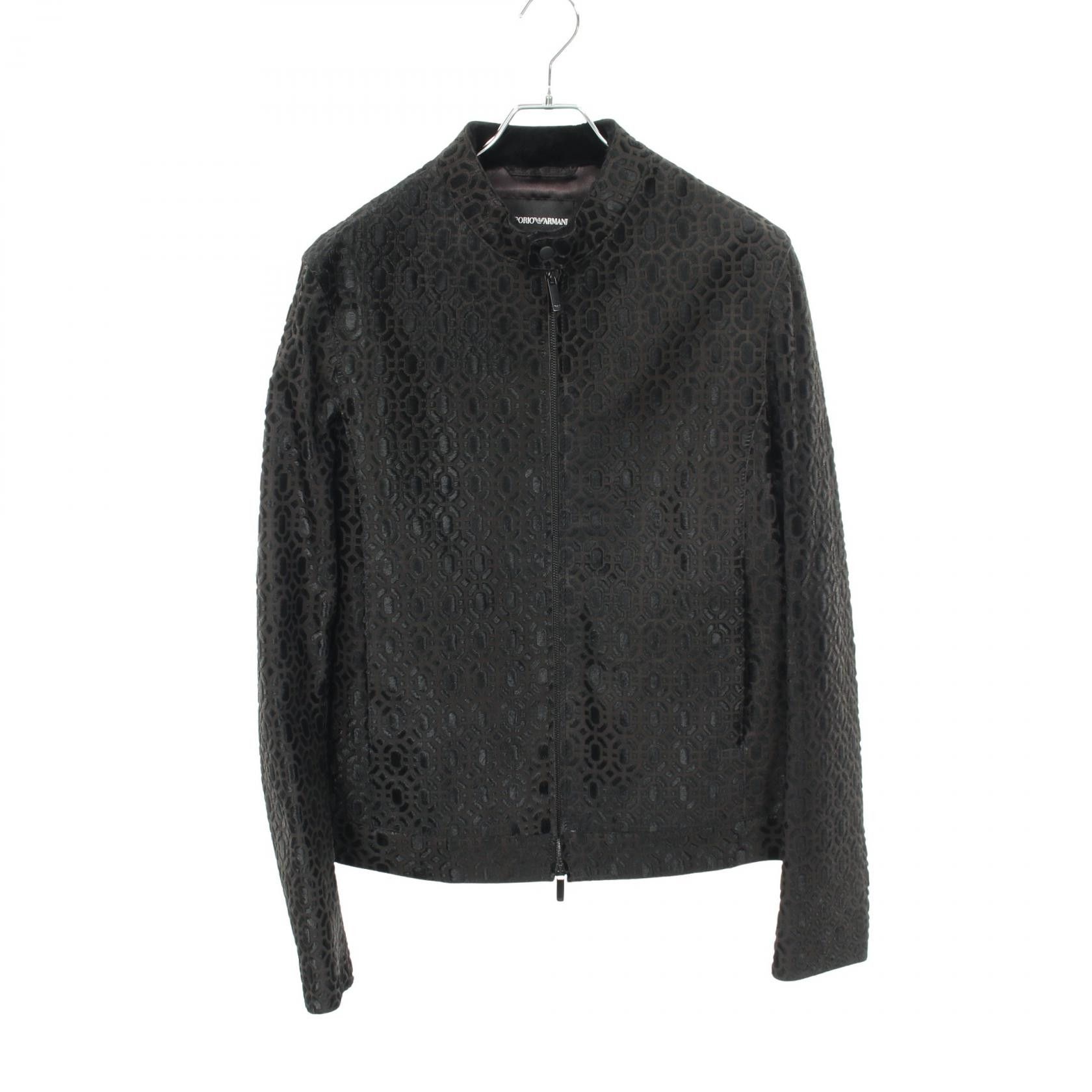 Emporio Armani Emporio Armani Emporio Armani Harako Leather Jacket Leather Outerwear Z1R09PZ1P16 DUTY FREE for USA Size ONE SIZE - 1 Thumbnail