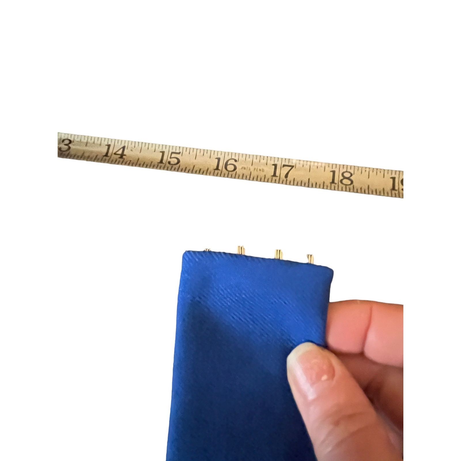Other Handmade Blue canvas fabric pearl bridal belt Size ONE SIZE - 13 Thumbnail