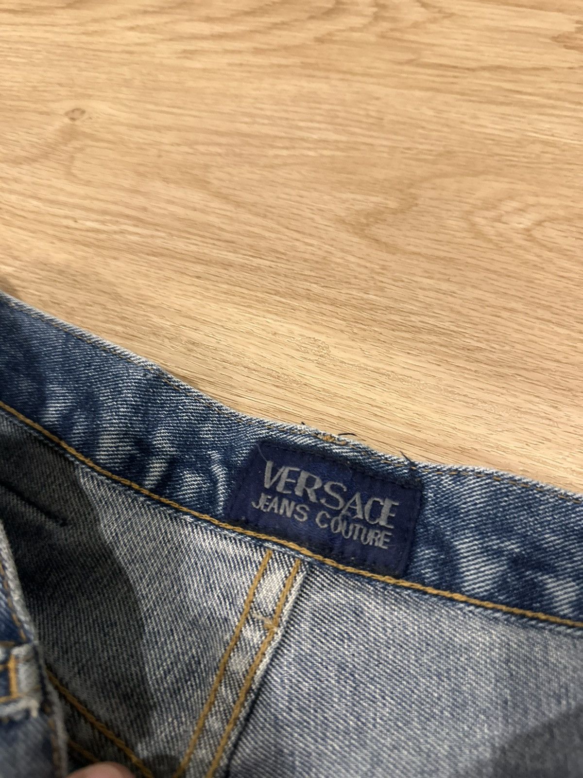 Versace Mens Vintage Versace jeans Couture pants denim luxury rare Size US 34 / EU 50 - 7 Thumbnail