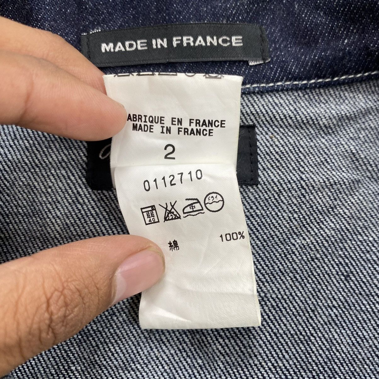 agnes b. 🇫🇷Vintage Agnes B. Paris Indigo Raw Denim Jacket Designer Size US M / EU 48-50 / 2 - 7 Thumbnail