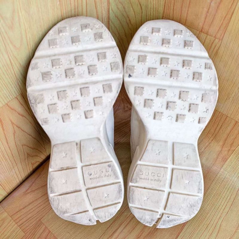 Gucci Gucci Rhyton Low-top Sneakers with Double G Logo - Size US 8.5 / EU 41-42 - 6 Thumbnail