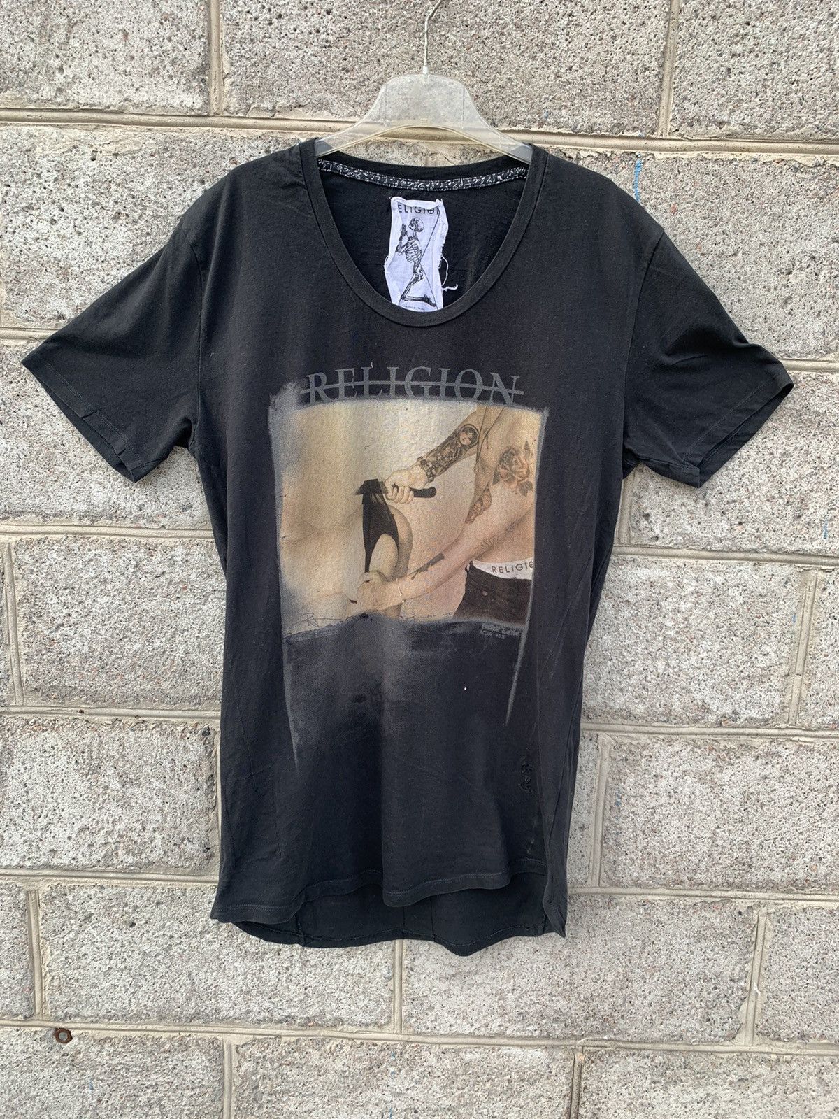 Vintage Religion T Shirt Y2K Size US M / EU 48-50 / 2 - 1 Thumbnail