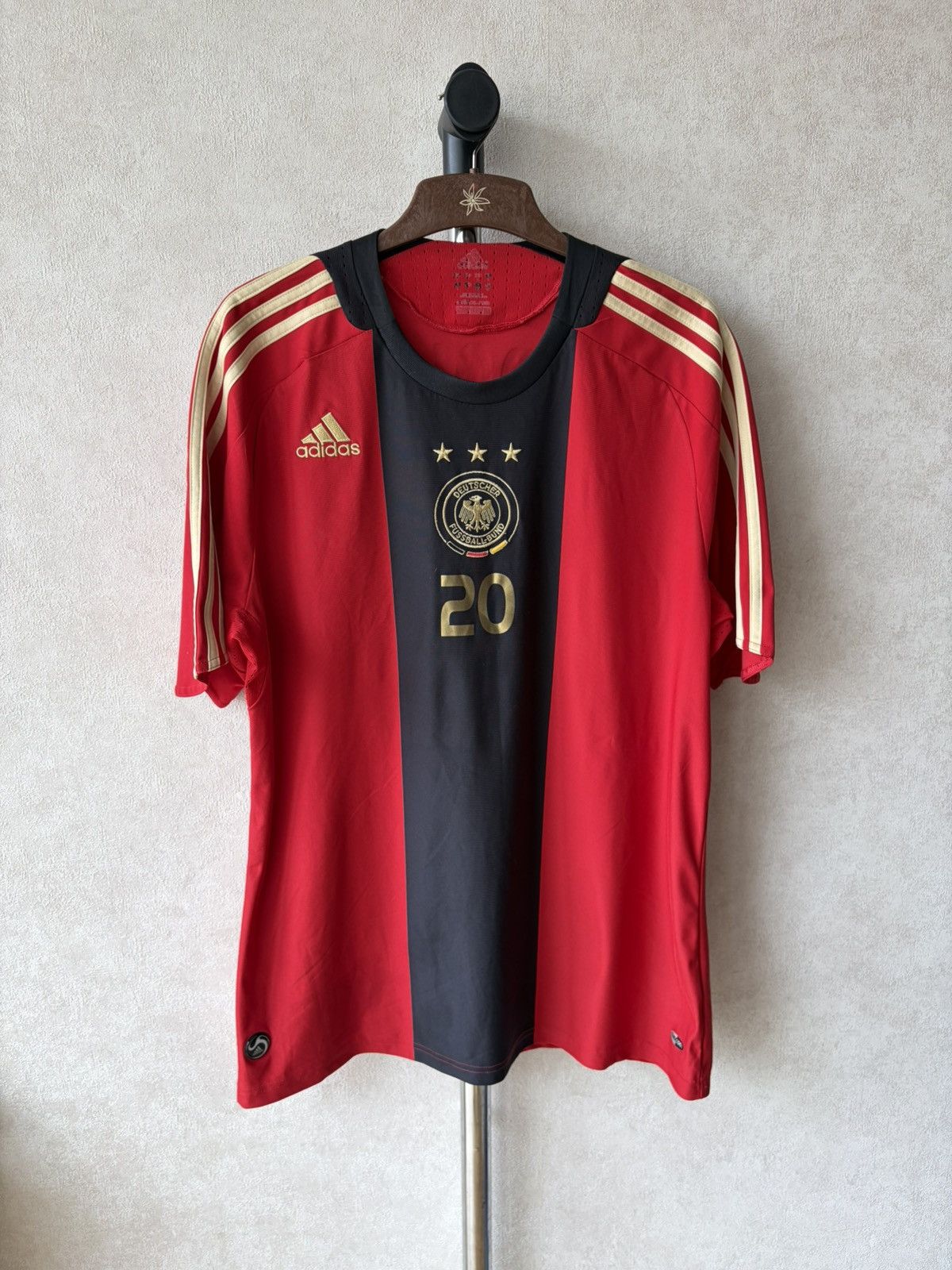 Adidas Germany 2008/2009 Podolski #20 Adidas Soccer Away Jersey Size US L / EU 52-54 / 3 - 1 Thumbnail