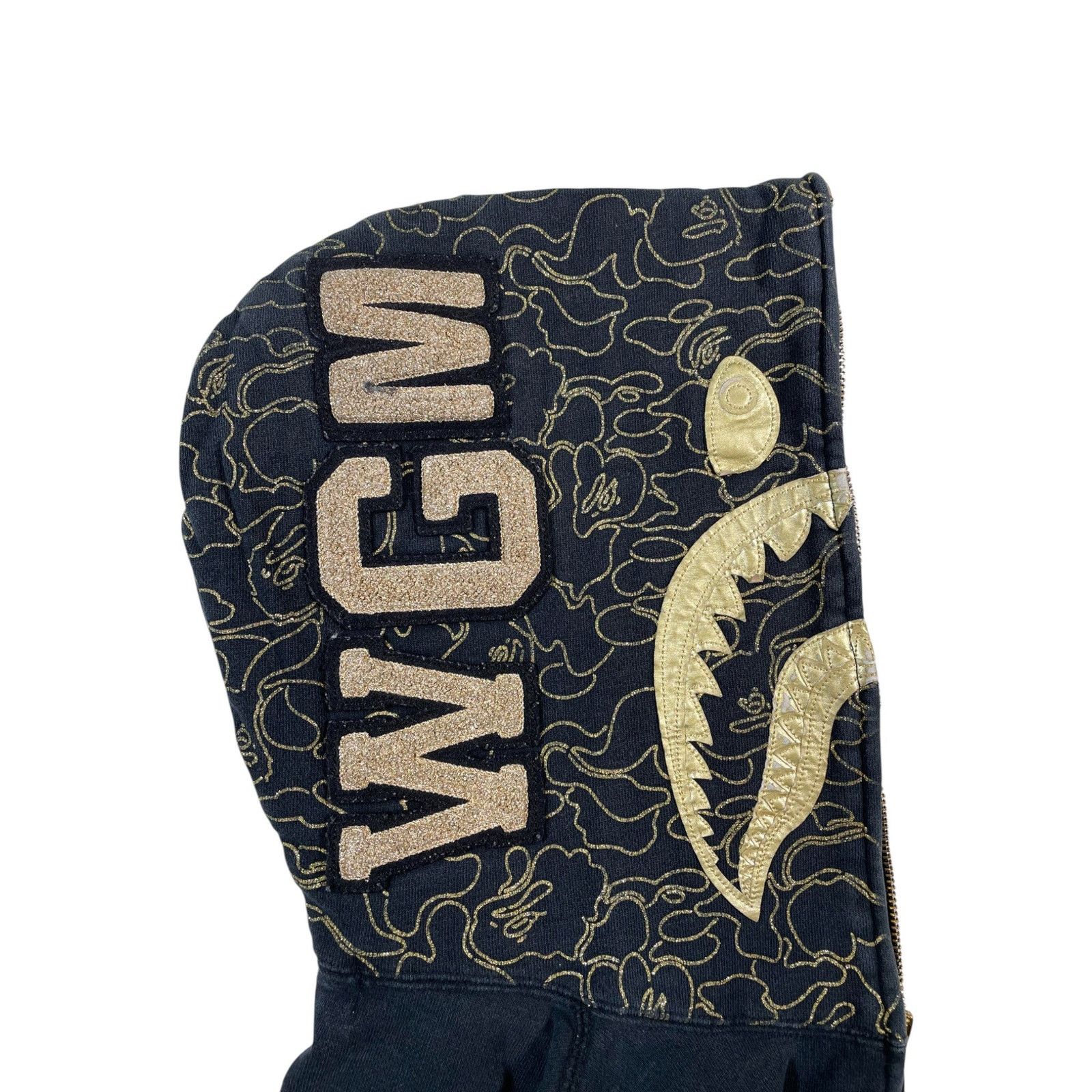 Bape Bape Black & Gold Zip Up Size S / US 4 / IT 40 - 4 Thumbnail