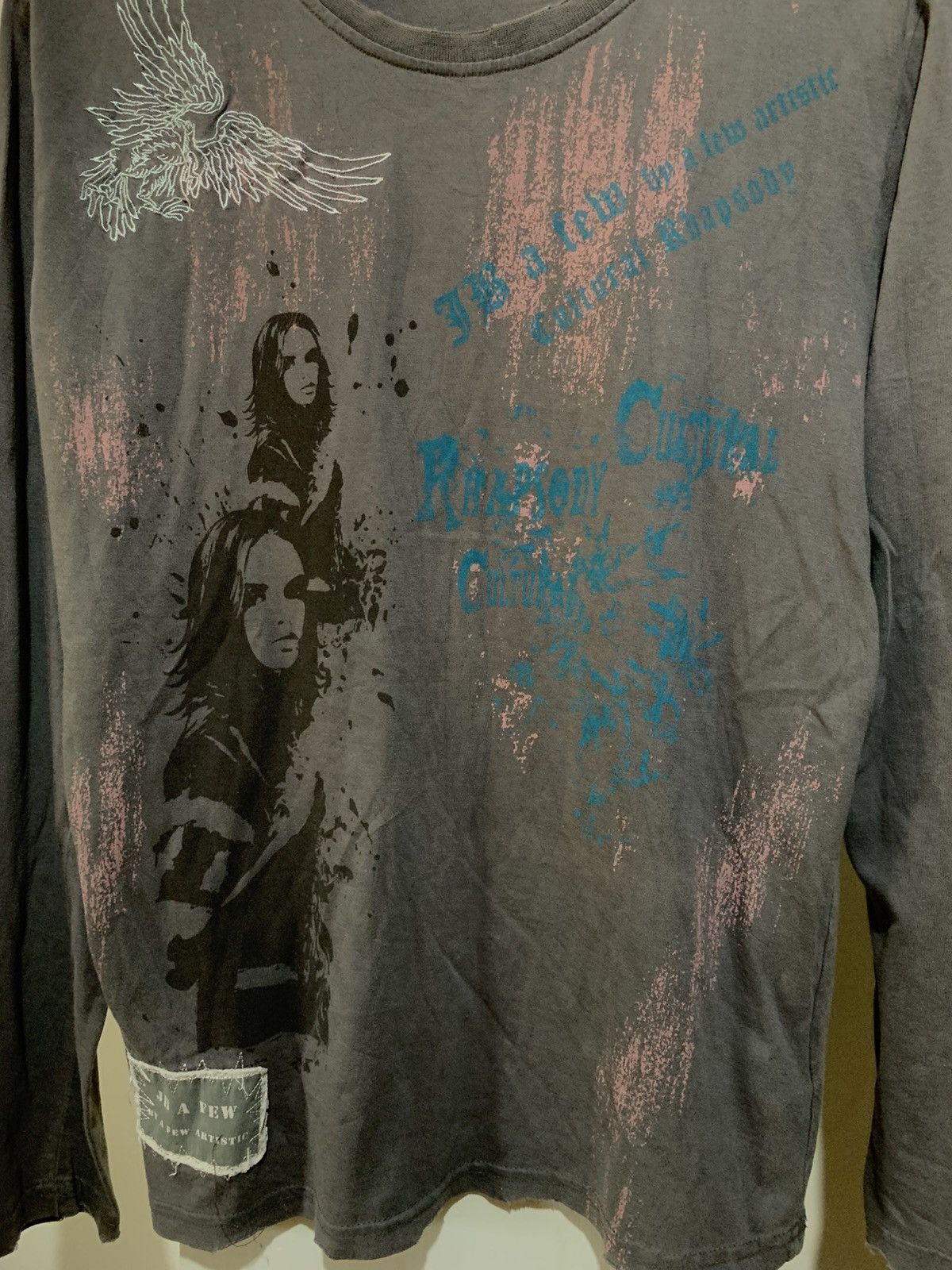 Japanese Brand Japanese Y2K Jambangee Poem Longsleve Tee Shirt Size US M / EU 48-50 / 2 - 6 Thumbnail
