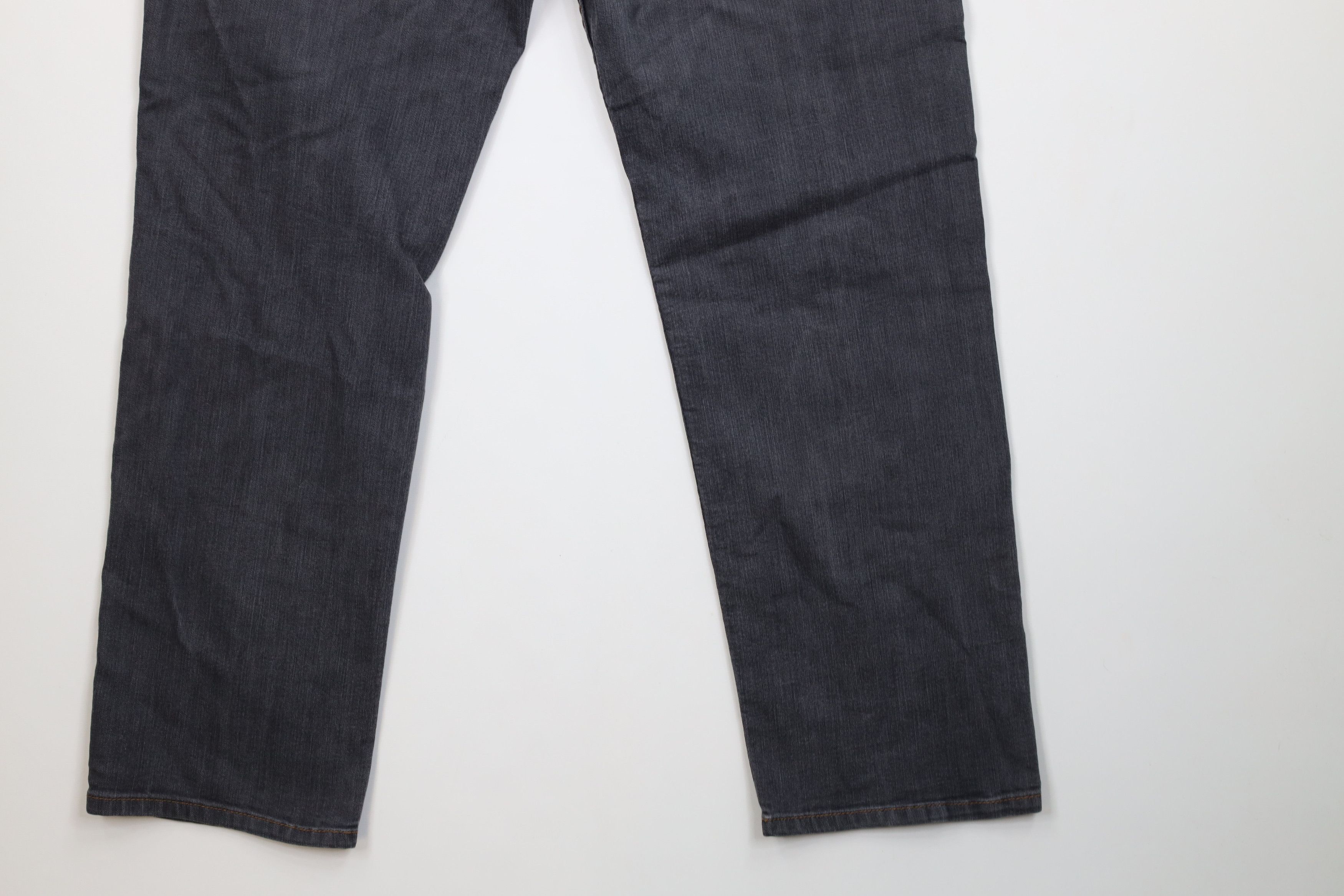 Prana prAna Breathe Faded Organic Cotton Straight Leg Jeans Black Size US 34 / EU 50 - 12 Thumbnail
