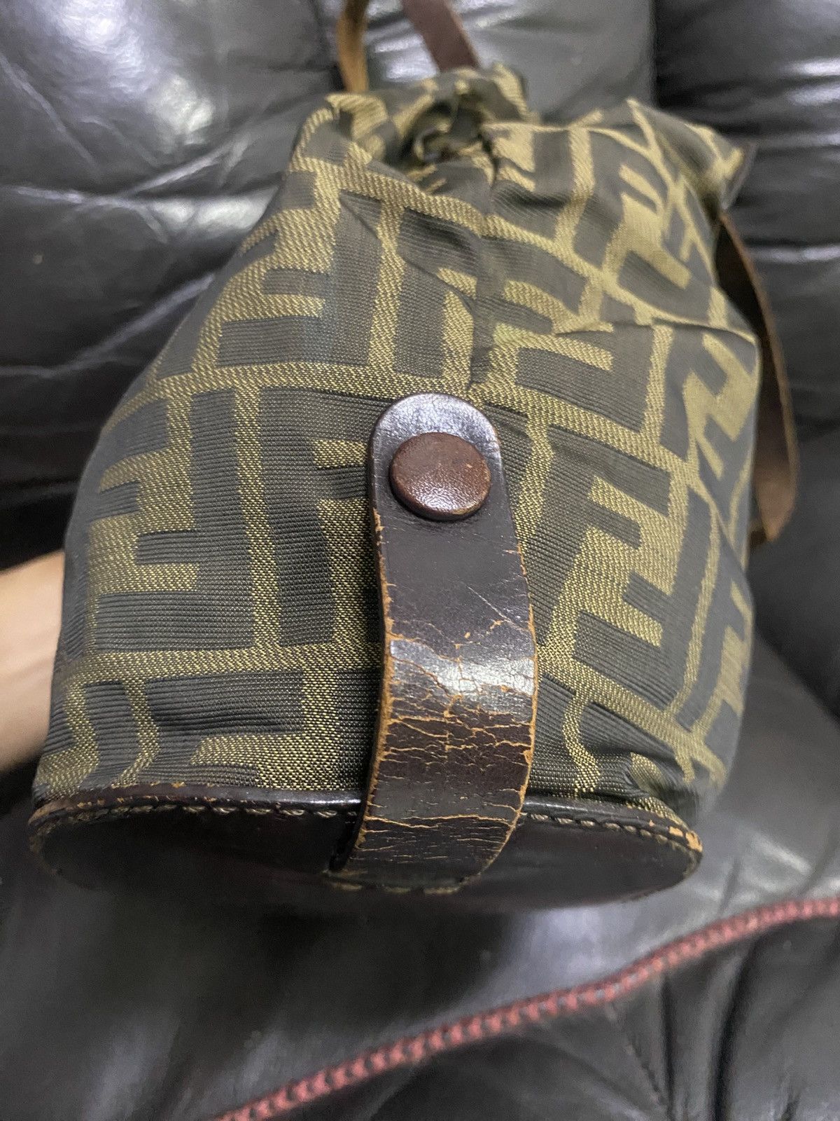 Fendi Authentic Vintage Fendi Zucca Monogram Mini Tote Bag Size ONE SIZE - 18 Thumbnail