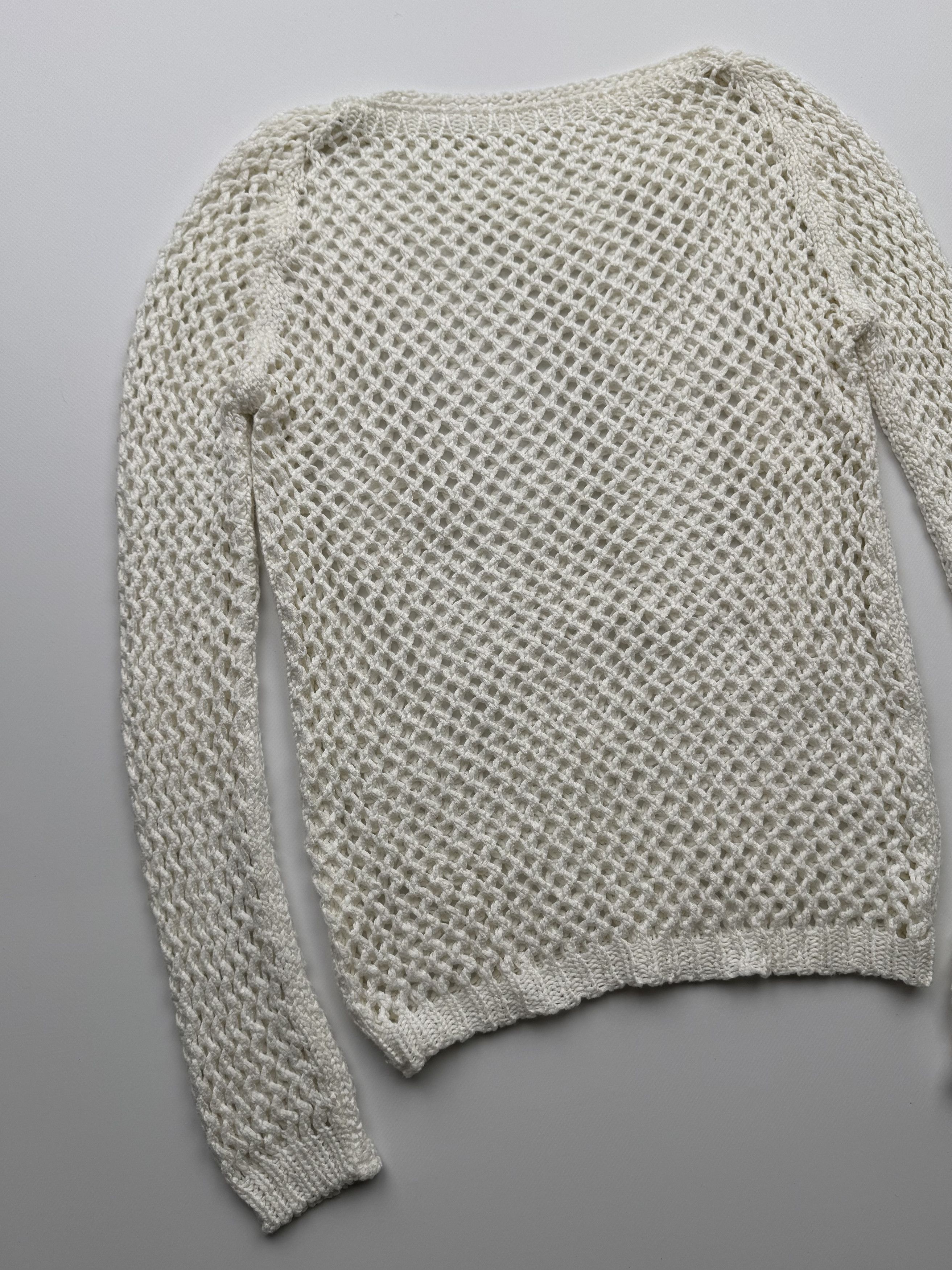 Vintage Vintage Mesh Sweater B419(V183)E2 Size M / US 6-8 / IT 42-44 - 2 Thumbnail