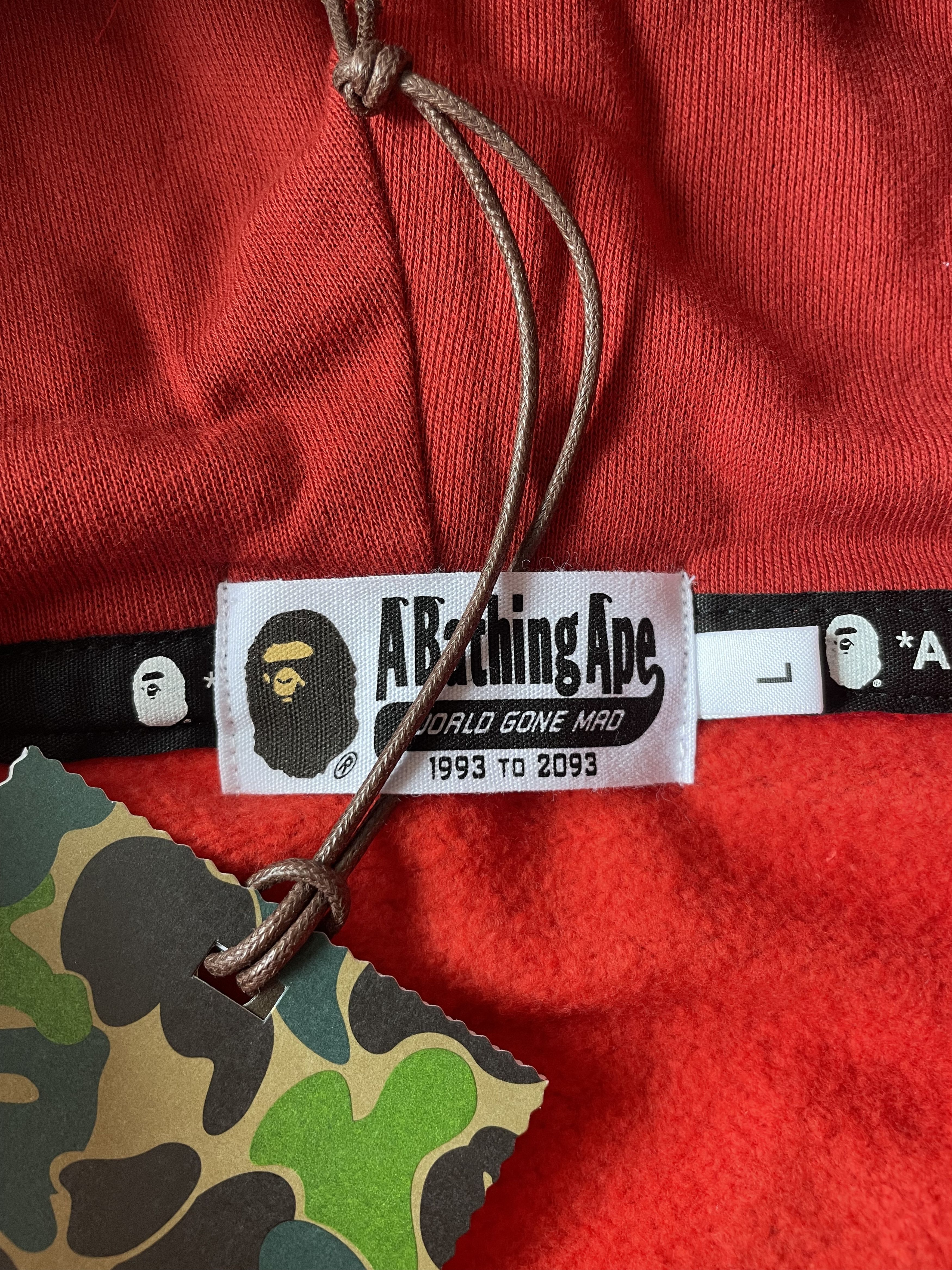 Bape BAPE COLOR CAMO DOUBLE SHARK FULL ZIP HOODIE Size US L / EU 52-54 / 3 - 9 Thumbnail