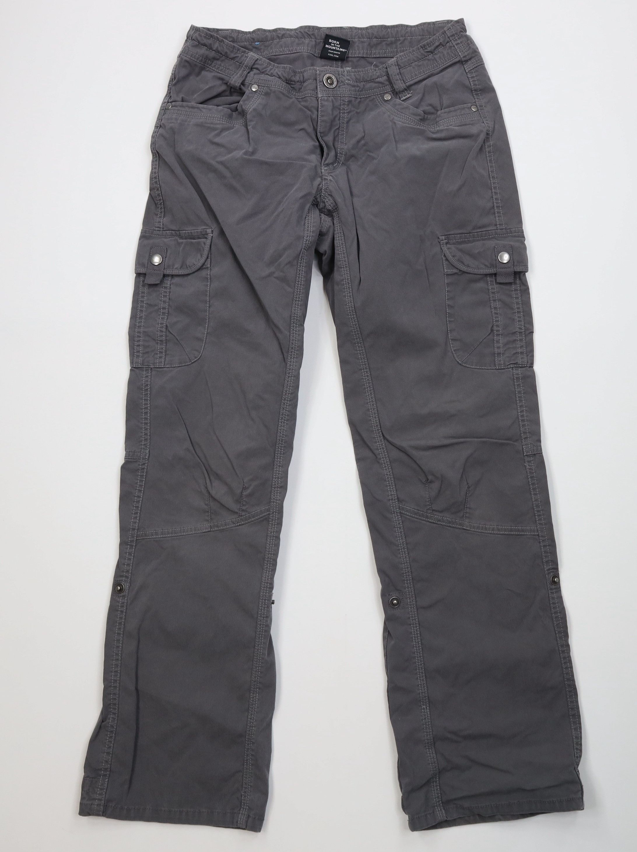 Kuhl Kuhl Mountain Short Splash Roll Up Hiking Cargo Pants Gray Size 28" / US 6 / IT 42 - 1 Thumbnail