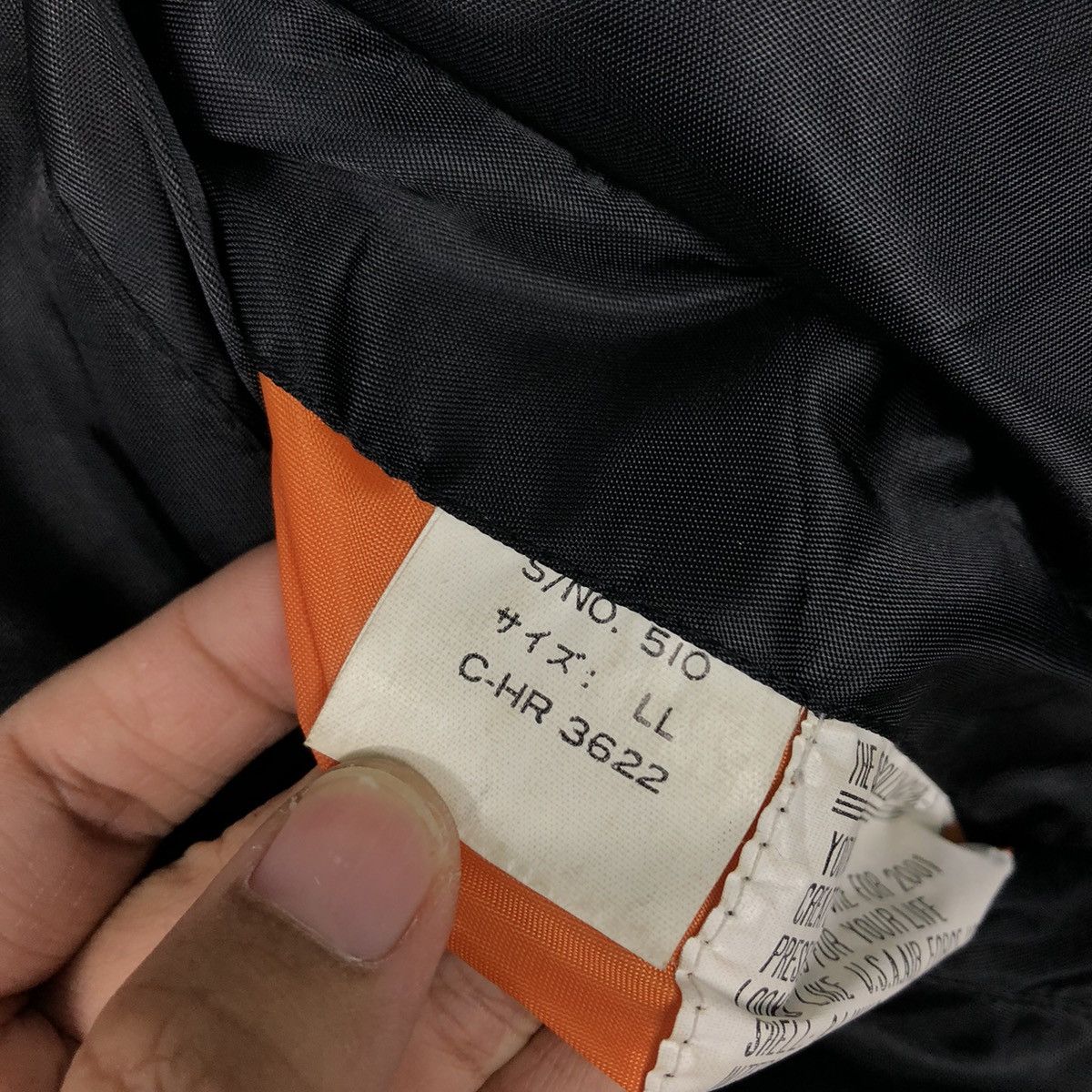 Vintage 📌Vintage Reversible Bomber Jacket Ma 1 Us Air Force Army Size US L / EU 52-54 / 3 - 21 Thumbnail