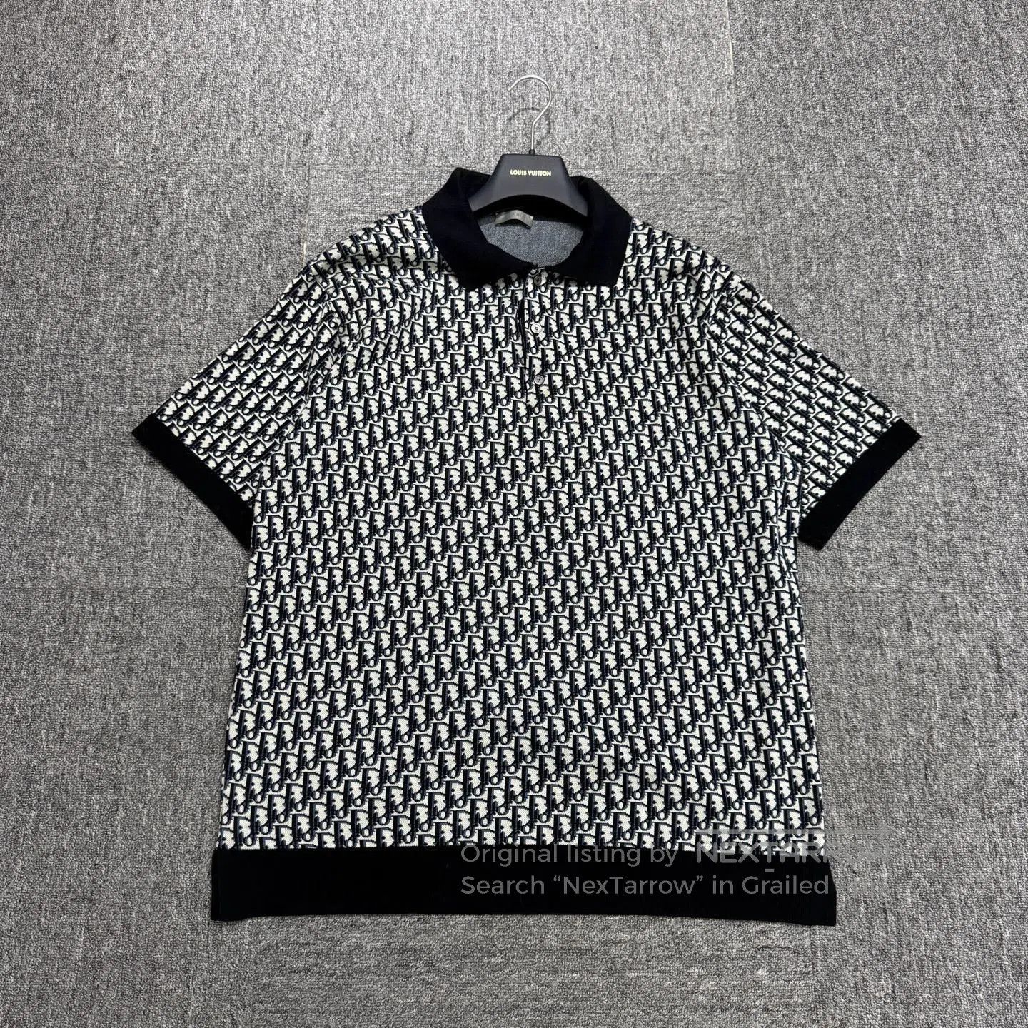 Dior Multi-Color Patterned Short-Sleeve Polo Shirt. Size US L / EU 52-54 / 3 - 1 Thumbnail