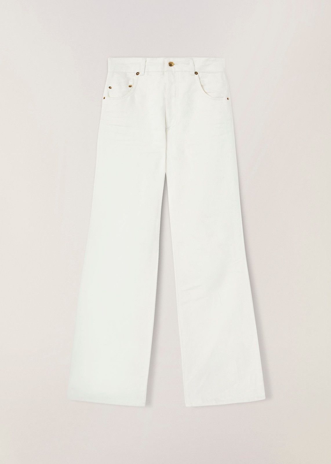 image of Loro Piana O1Srvl11E0424 Trouser In White, Women's (Size 26)