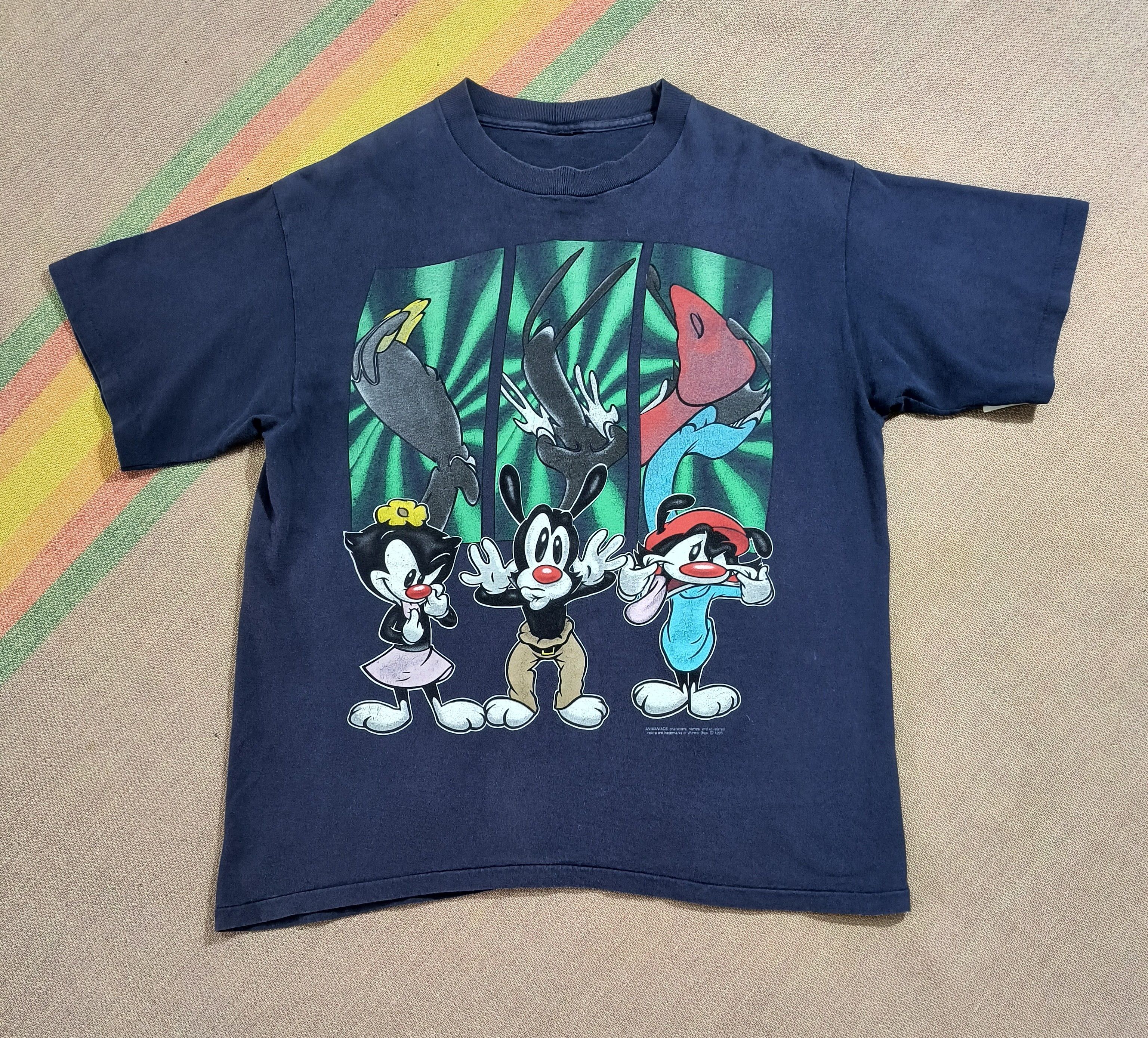 Warner Bros Vintage Animaniacs 1995 tee Size US XL / EU 56 / 4 - 3 Thumbnail