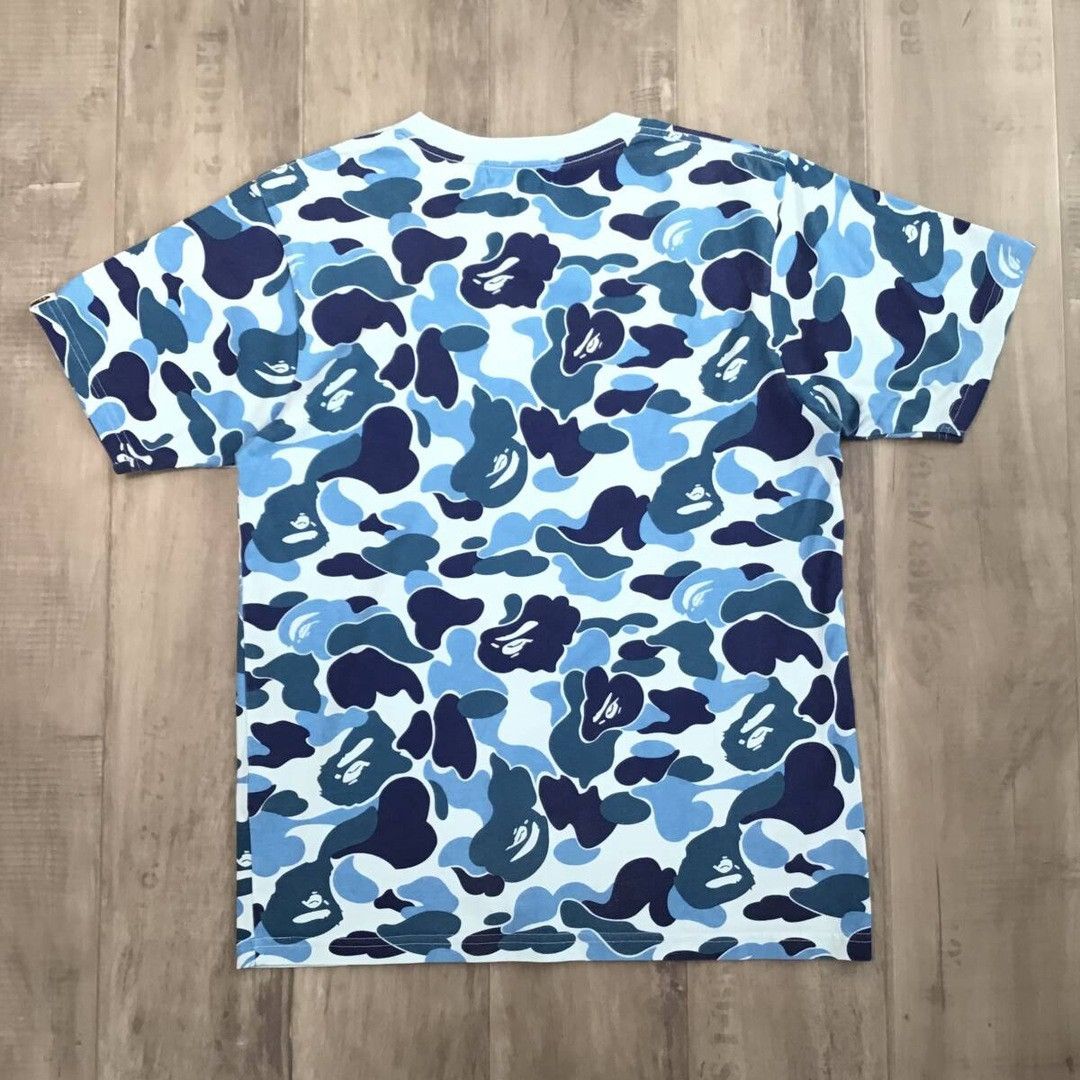 Bape BAPE ABC camo Blue college logo T-shirt a bathing ape Size US M / EU 48-50 / 2 - 3 Thumbnail