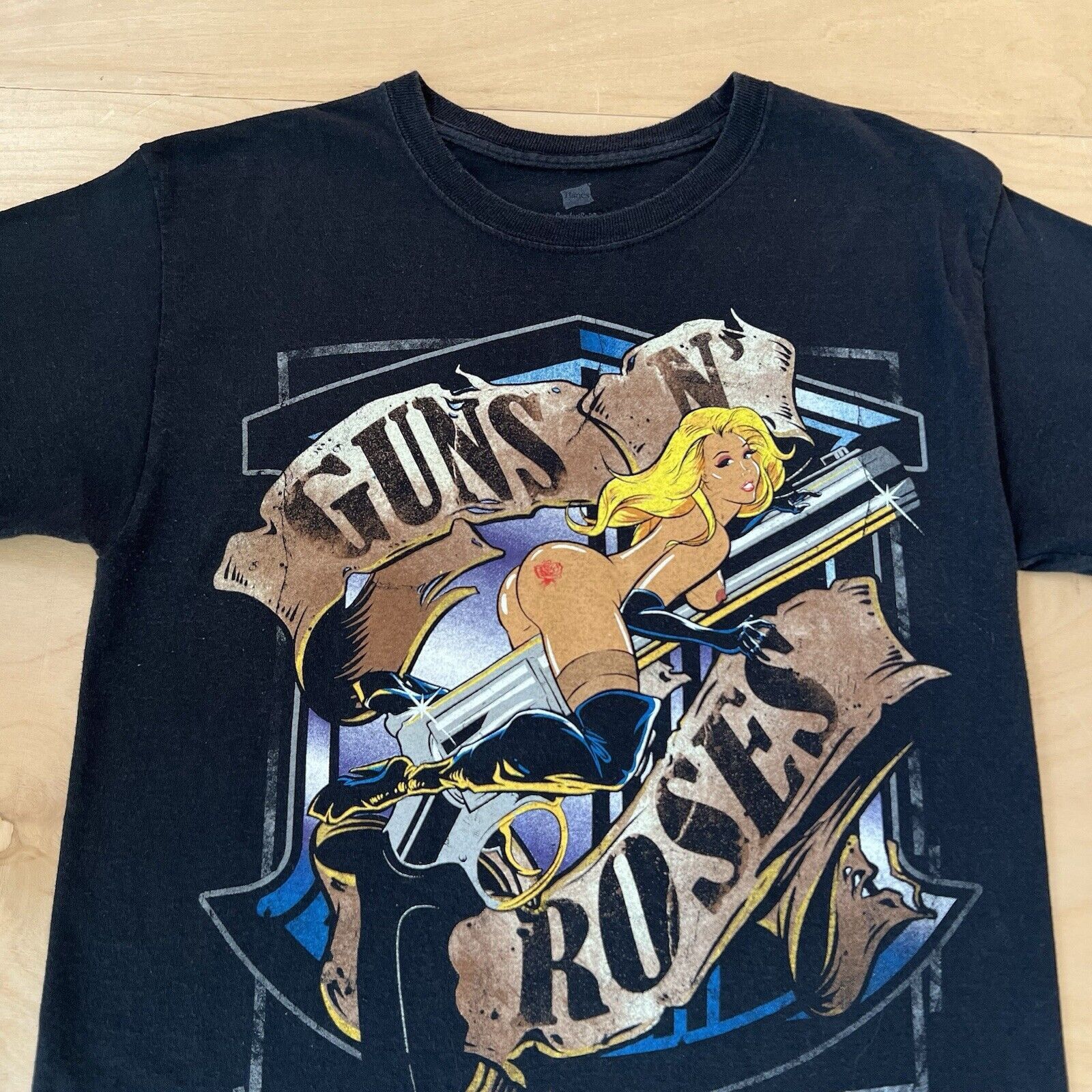 Vintage Guns N Roses Tour Shirt Small Black North America Music Size US S / EU 44-46 / 1 - 3 Thumbnail