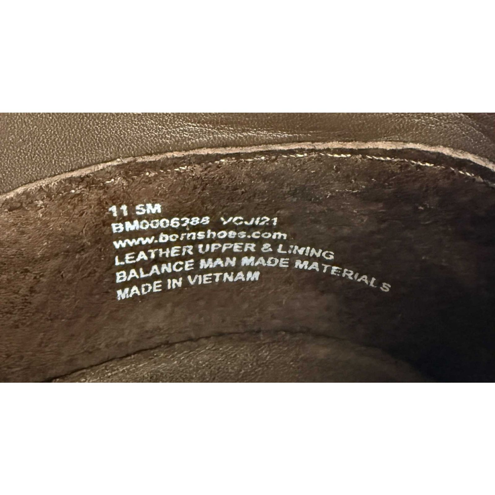 Born Born Allegheny Luxe Leather Casual Sneaker Black/Brown 11.5M Size US 11.5 / EU 44-45 - 11 Thumbnail