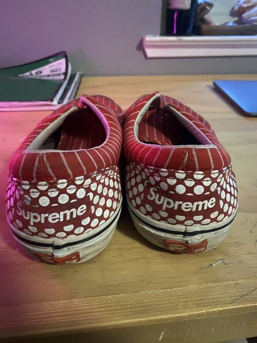 Supreme COMME des GARÇONS X Supreme X Vans Collab sneakers. | Grailed