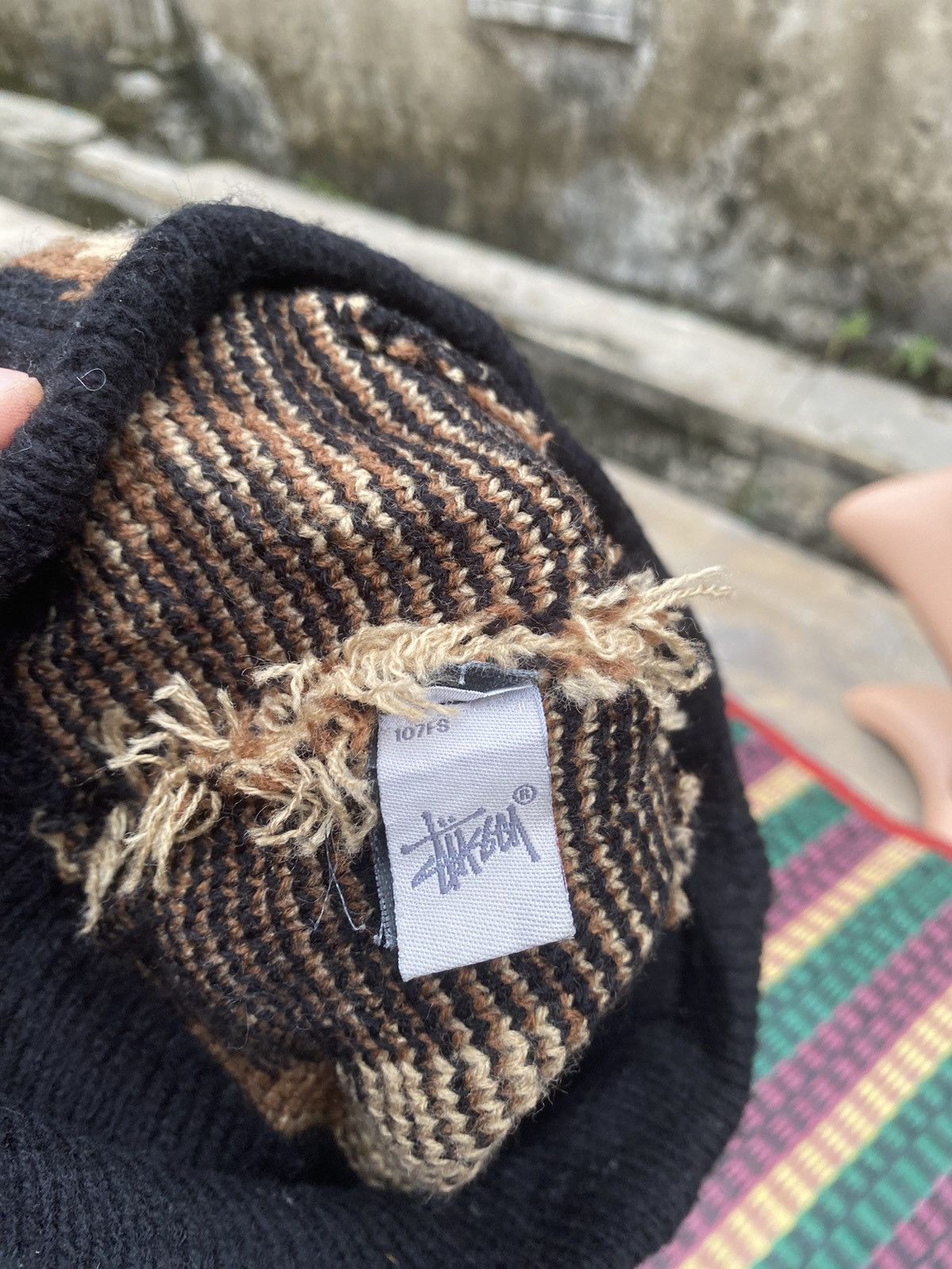 Stussy Vintage Stussy Old Gold Made In Usa Beanie Hat Size ONE SIZE - 4 Thumbnail