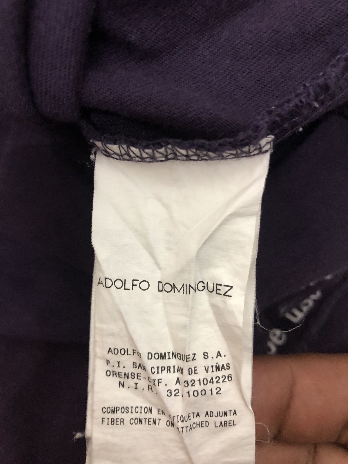 Adolfo Dominguez GRUNGE PATCH POEM TEE PAINT ROLL ROUGH EDGE DISTRESSED STYLE Size US L / EU 52-54 / 3 - 15 Thumbnail