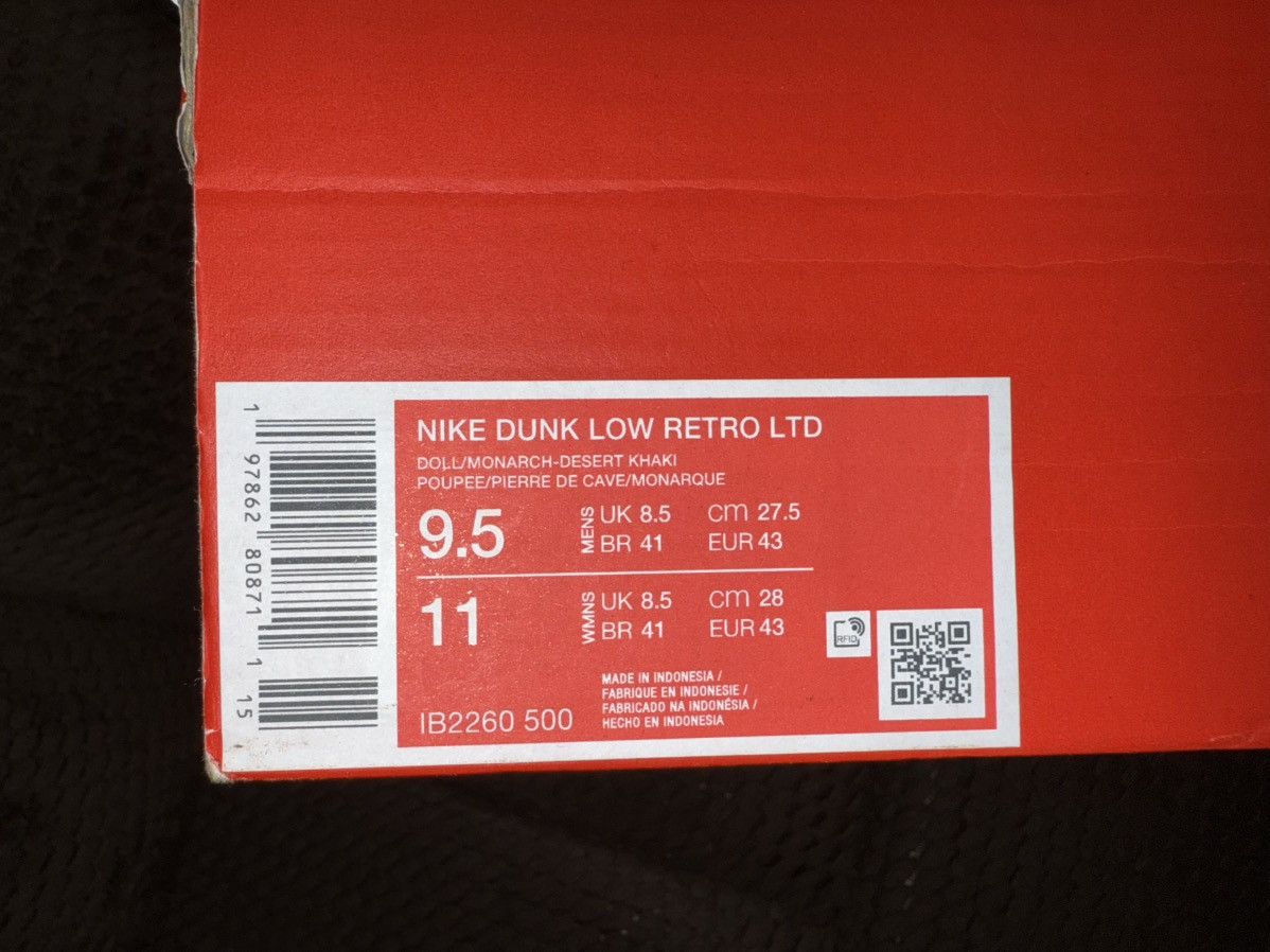 Nike Nike Dunk Low LTD “Punk Rock Digital Camo” NEW! box-no lid Size US 9.5 / EU 42-43 - 4 Thumbnail