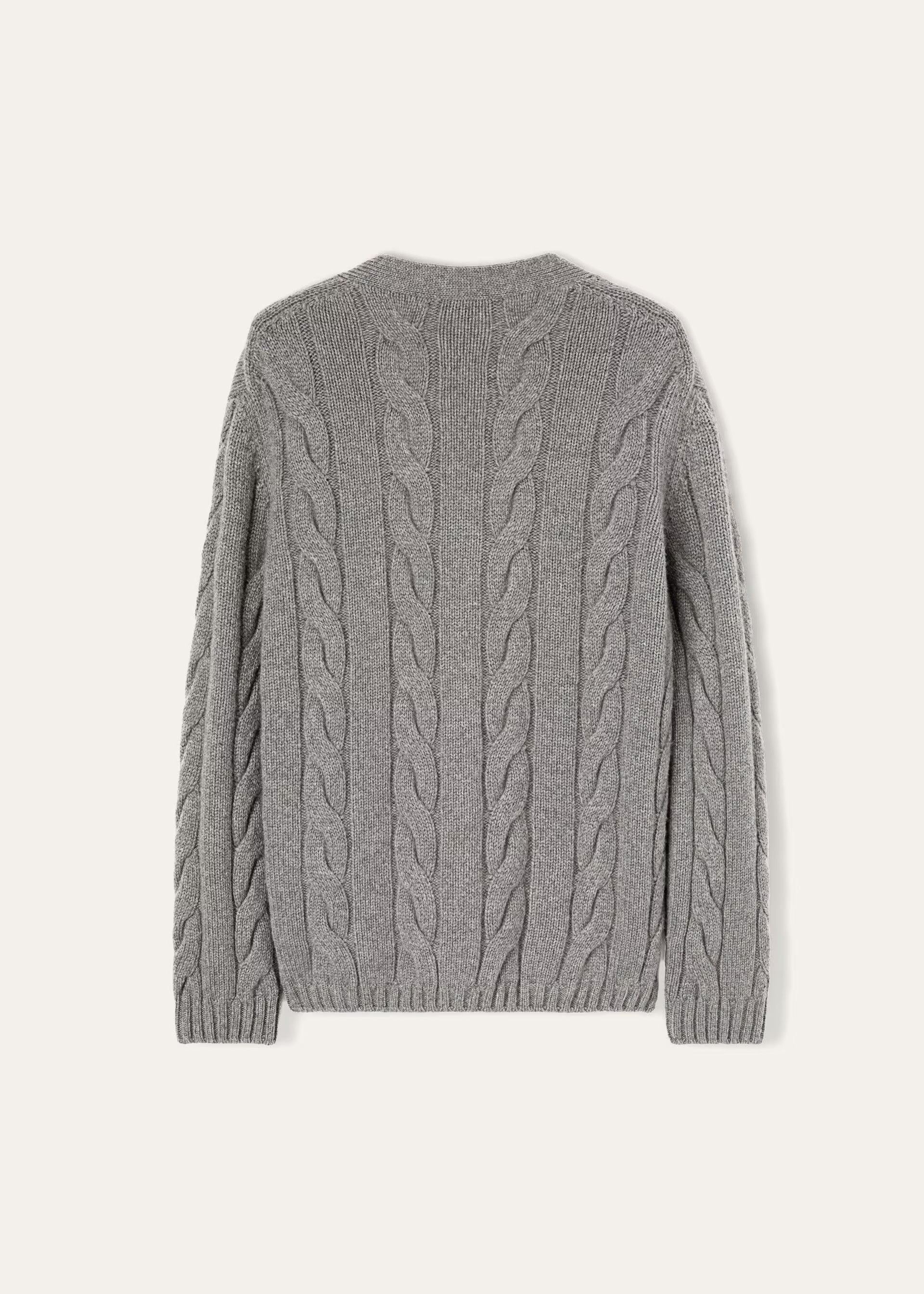 Loro Piana o1srvl11e0824 Napier Cardigan Sweater in Grey Size XS / US 0-2 / IT 36-38 - 2 Thumbnail