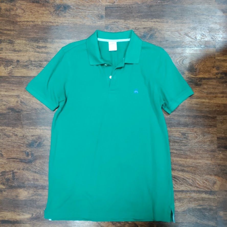 Brooks Brothers Brooks Brothers Mens Green Polo Shirt Size L Cotton Casual C Size US L / EU 52-54 / 3 - 2 Thumbnail