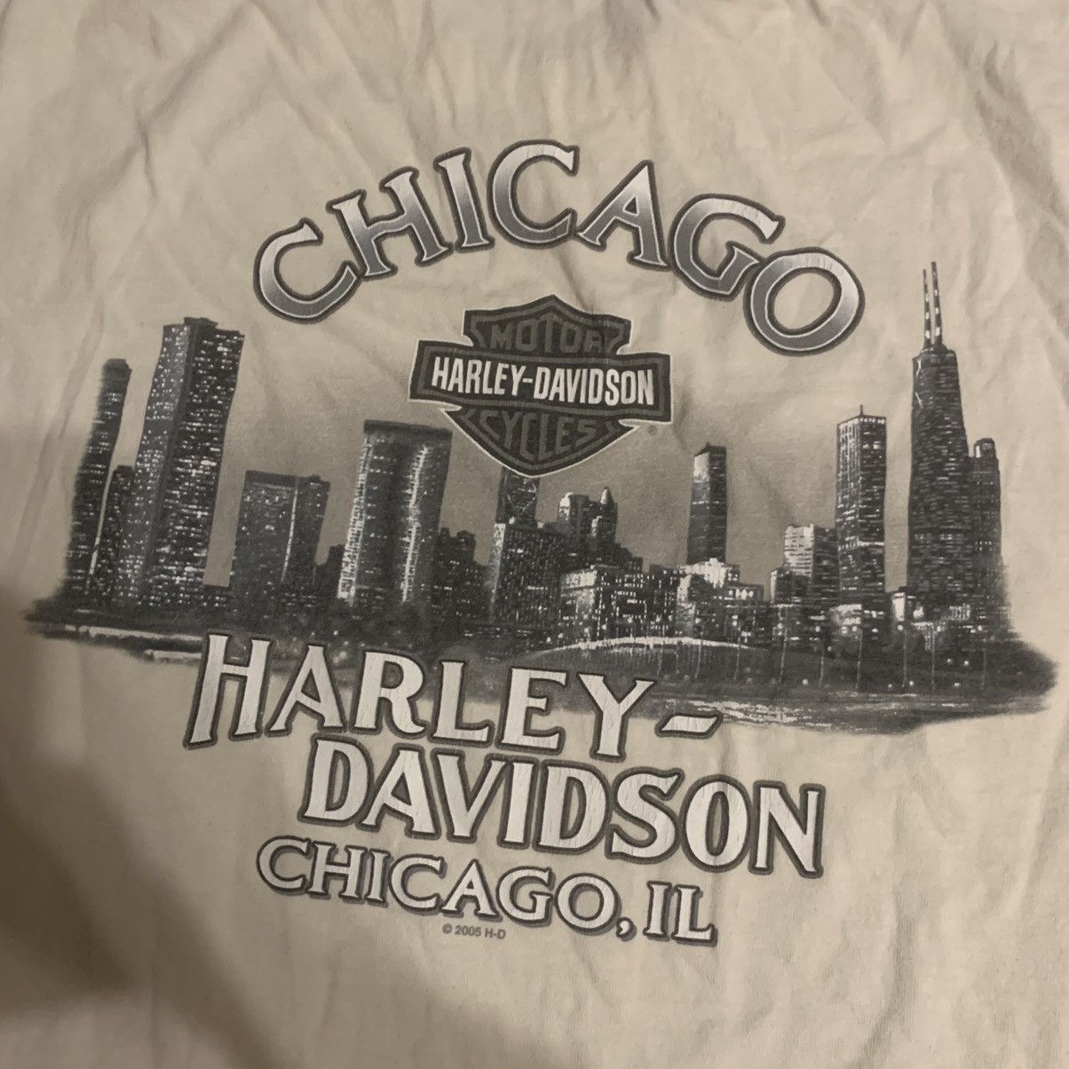 Harley Davidson Harley Davidson Graphic Mens XL Chicago Contrast colors Size US XL / EU 56 / 4 - 3 Thumbnail