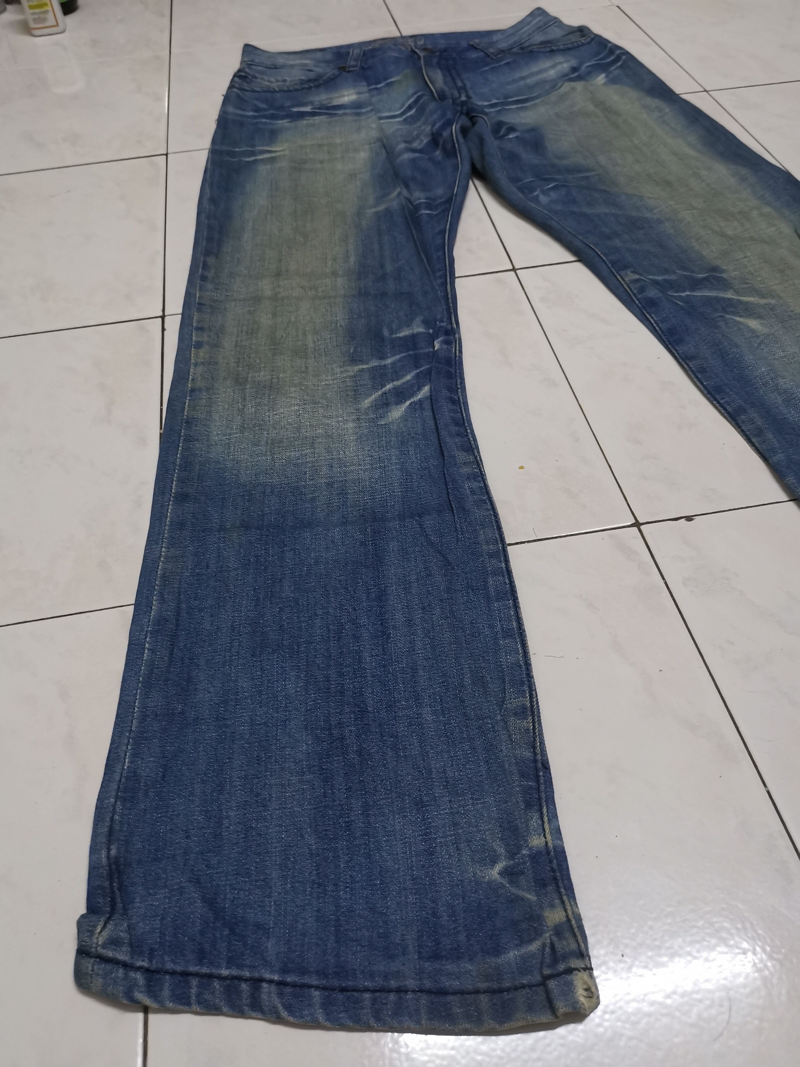 Robins Jeans Robin’s Jean Studded Denim Pants Y2K Hip Hop Rare Design Size US 31 - 11 Thumbnail