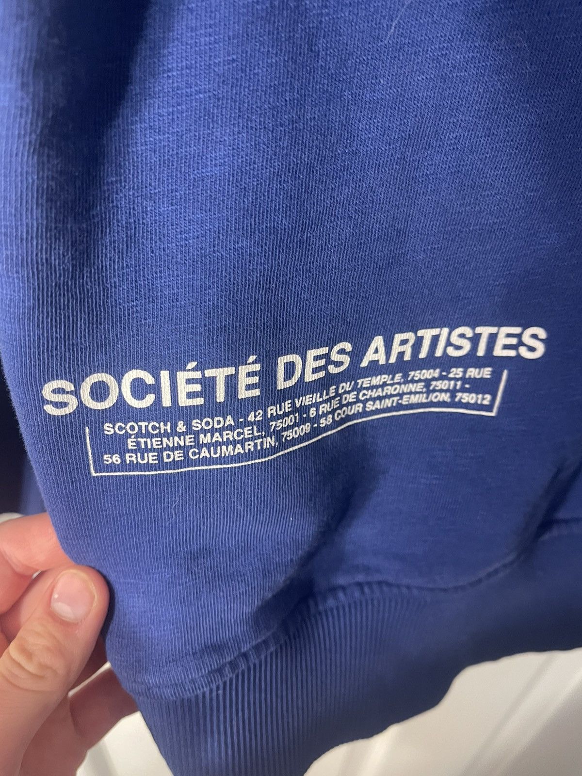 Scotch & Soda Scotch & Soda Amsterdam Full Zip Hoodie Blue Size L Size US L / EU 52-54 / 3 - 7 Thumbnail