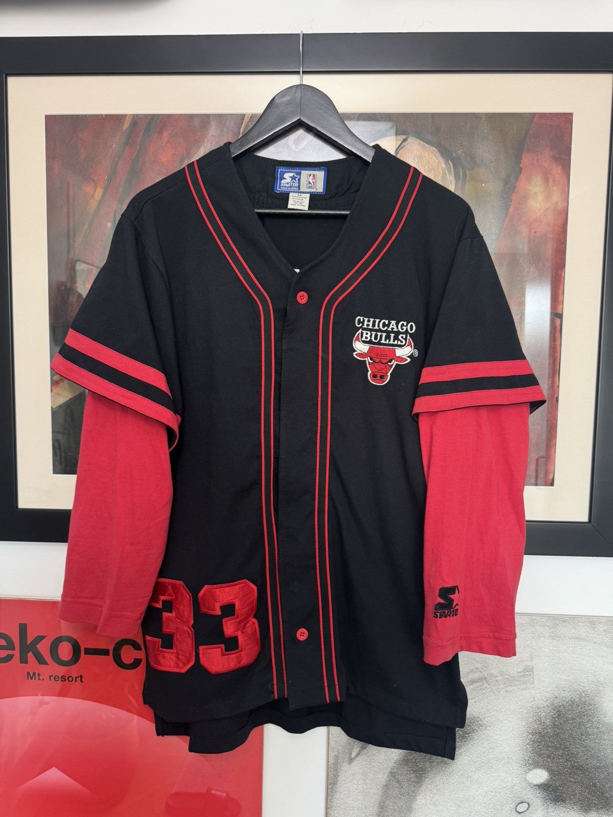 Starter 90s Starter Chicago Bulls NBA Vintage Jersey Basketball Rare Size US M / EU 48-50 / 2 - 1 Thumbnail