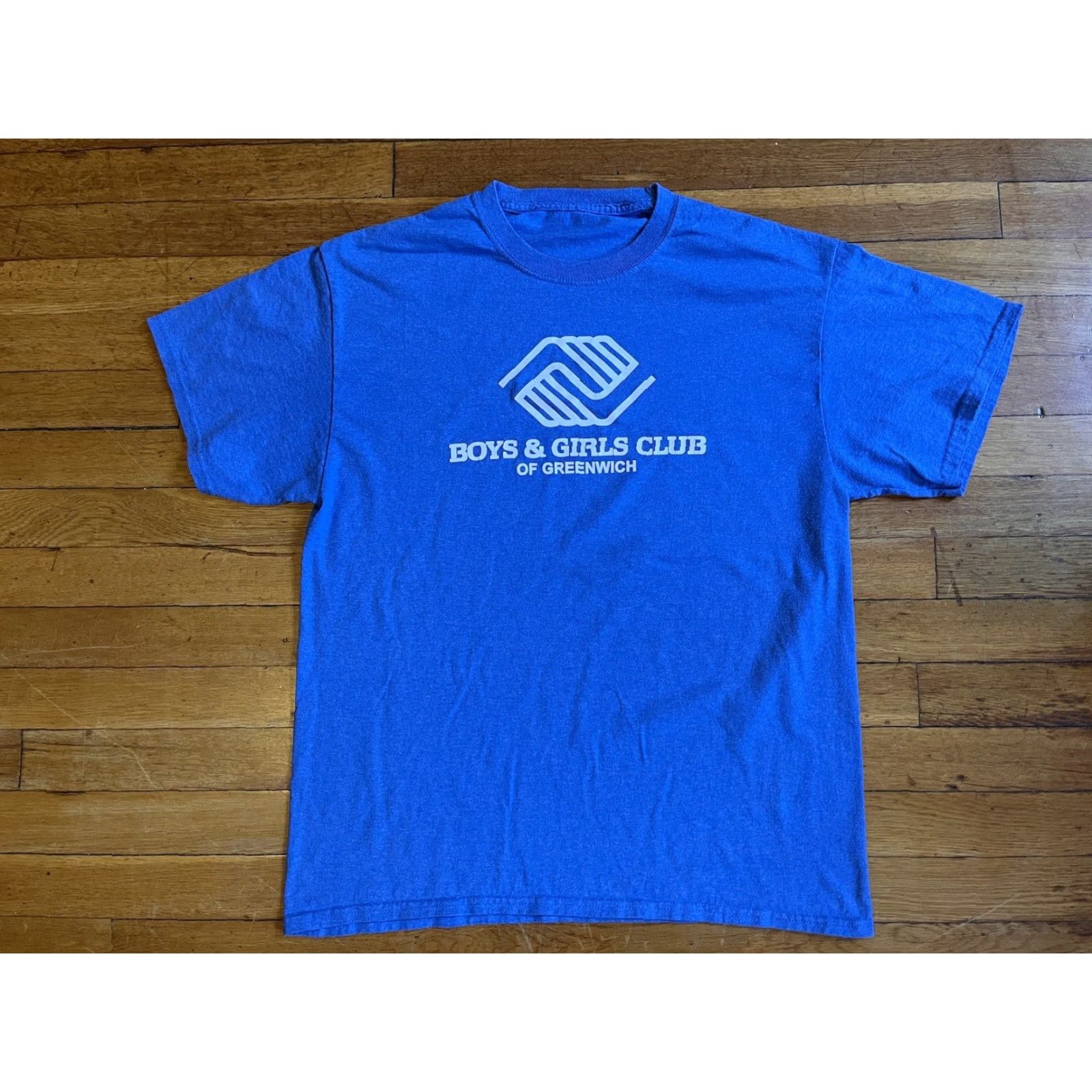 Vintage VINTAGE Boys & Girls Club Of Greenwich Connecticut Shirt Men’s Large Blue Size US L / EU 52-54 / 3 - 2 Thumbnail