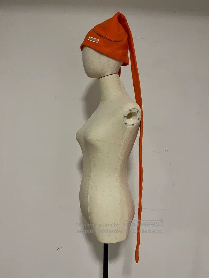 Japanese Brand Japanese Brand fotus Droopy ear hat, Orange, Hat Size ONE SIZE - 3 Thumbnail